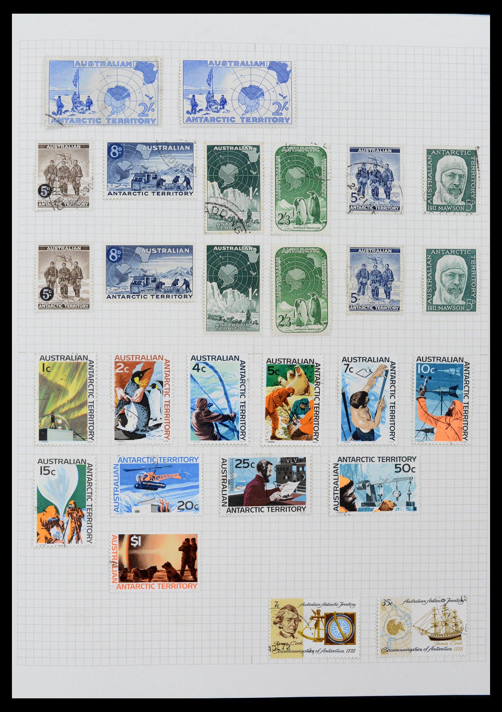 39152 0002 - Postzegelverzameling 39152 Engelse koloniën 1920-2002.