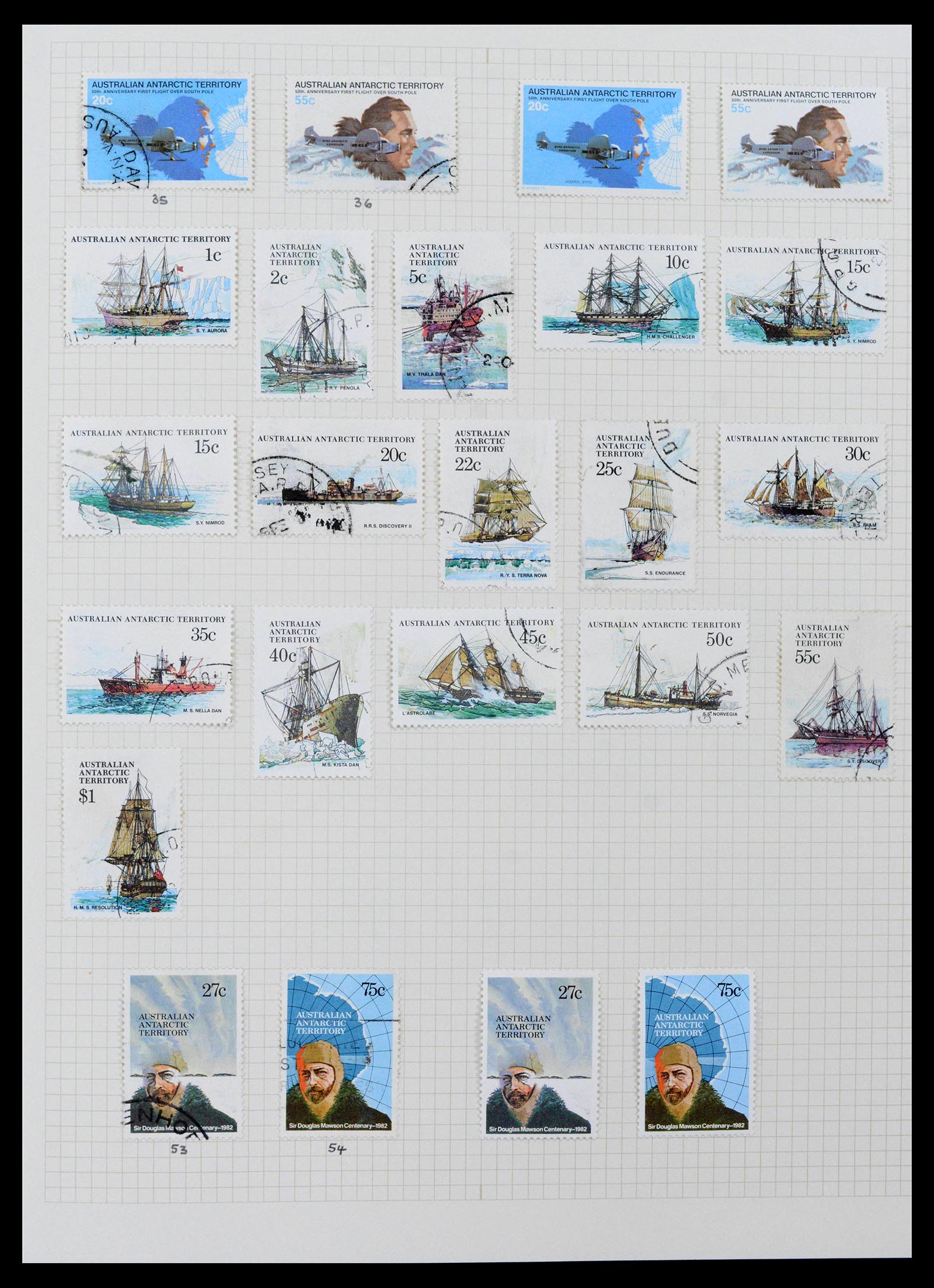 39152 0005 - Postzegelverzameling 39152 Engelse koloniën 1920-2002.