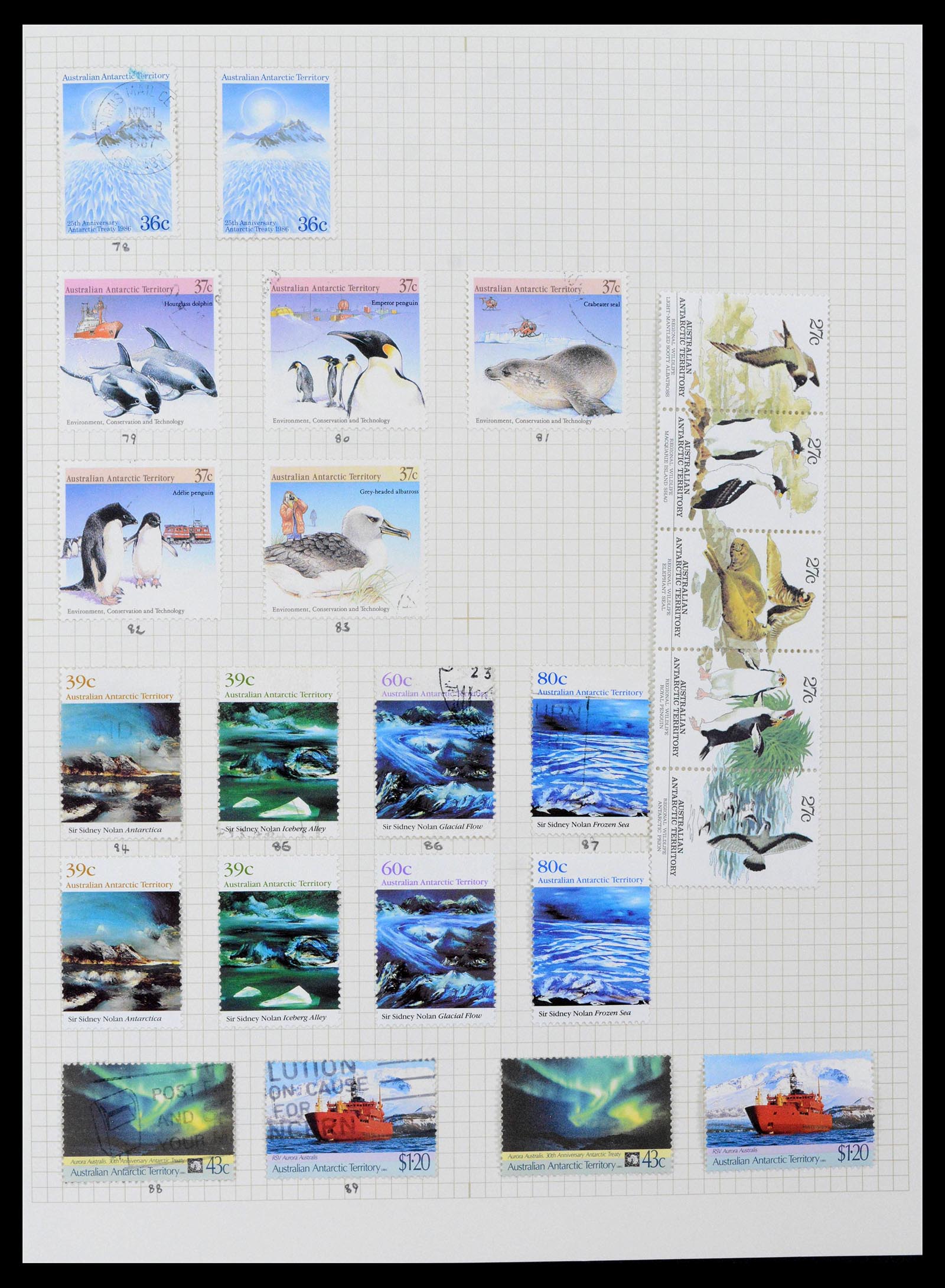 39152 0008 - Postzegelverzameling 39152 Engelse koloniën 1920-2002.