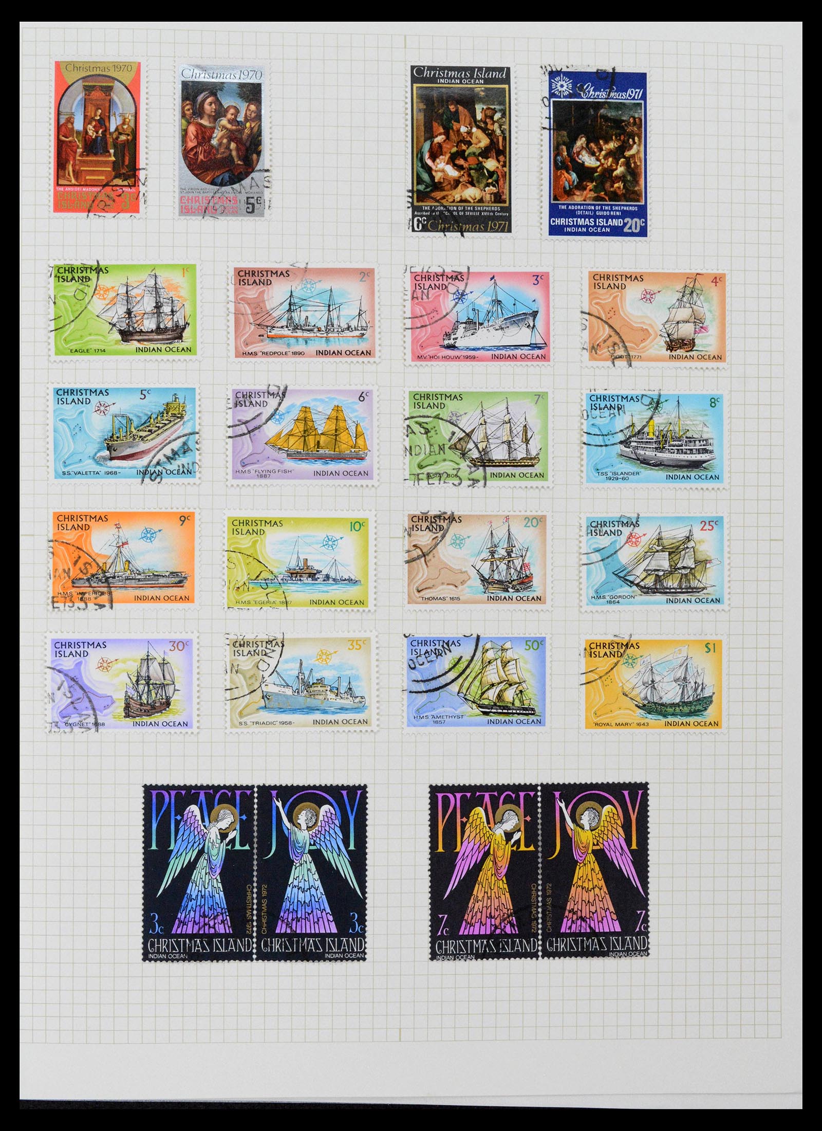 39152 0018 - Postzegelverzameling 39152 Engelse koloniën 1920-2002.
