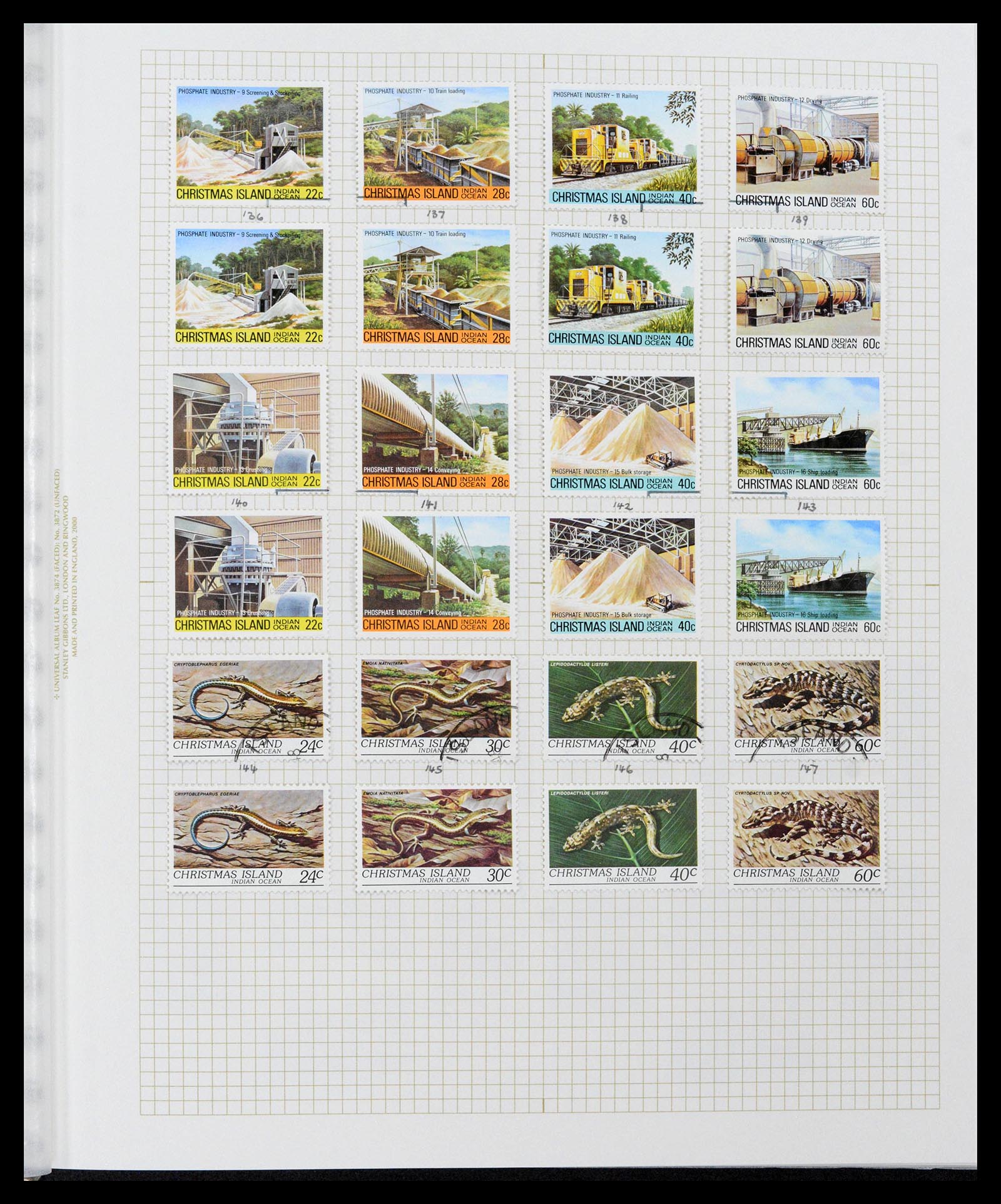 39152 0027 - Postzegelverzameling 39152 Engelse koloniën 1920-2002.