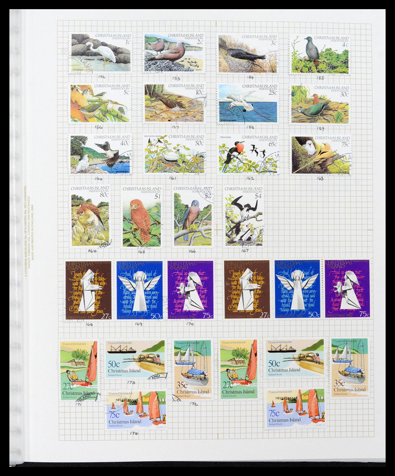 39152 0028 - Postzegelverzameling 39152 Engelse koloniën 1920-2002.