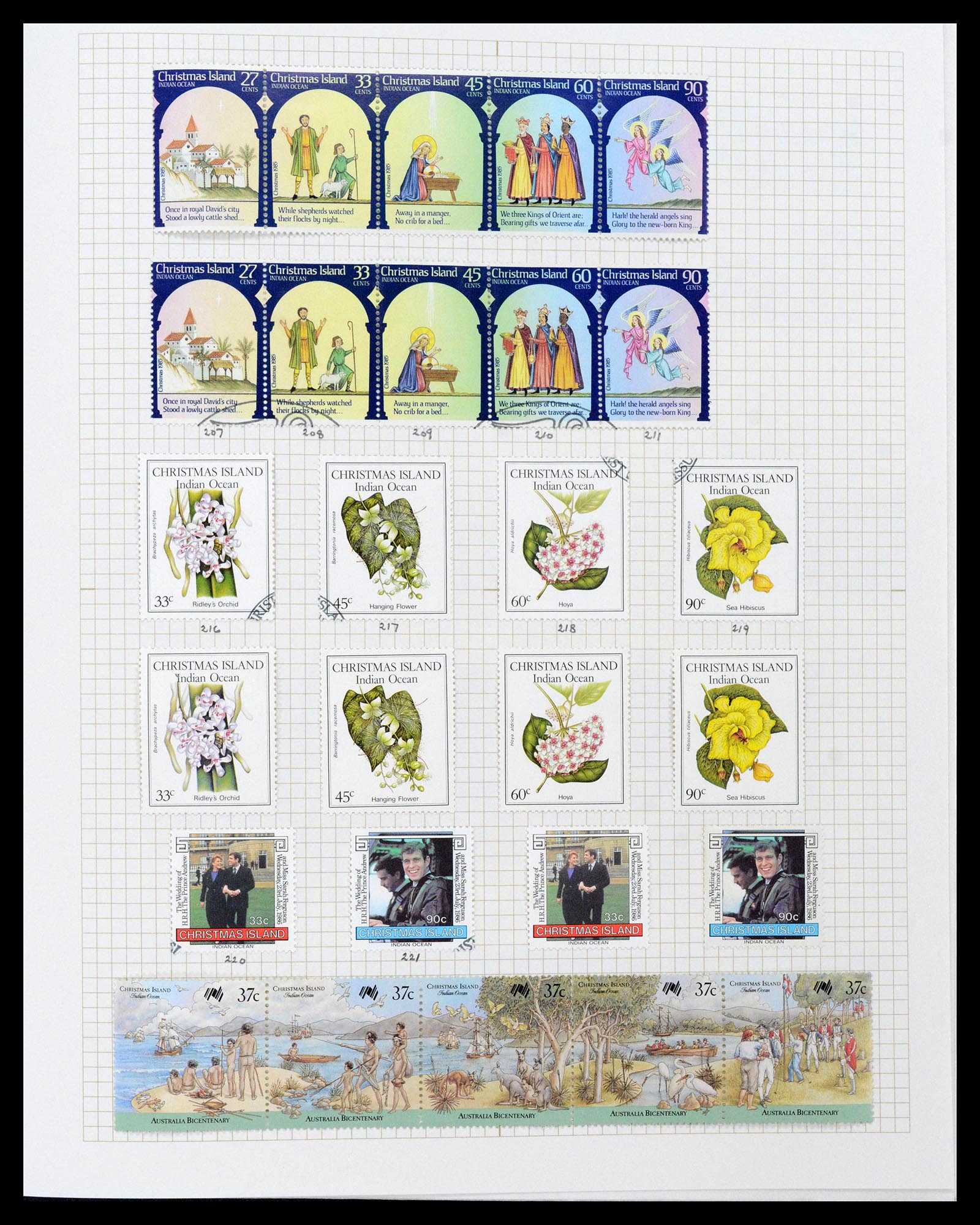 39152 0032 - Postzegelverzameling 39152 Engelse koloniën 1920-2002.