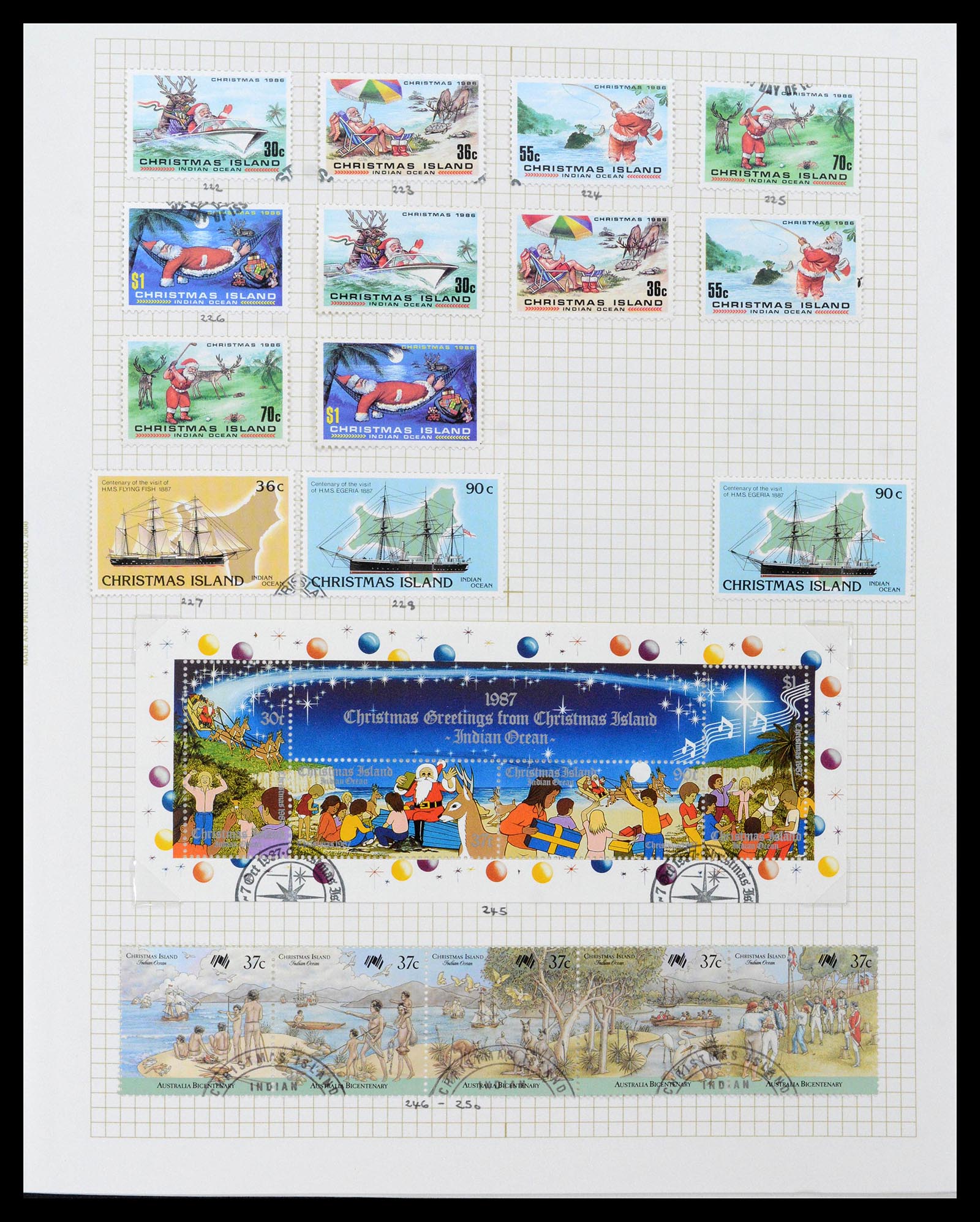 39152 0033 - Postzegelverzameling 39152 Engelse koloniën 1920-2002.