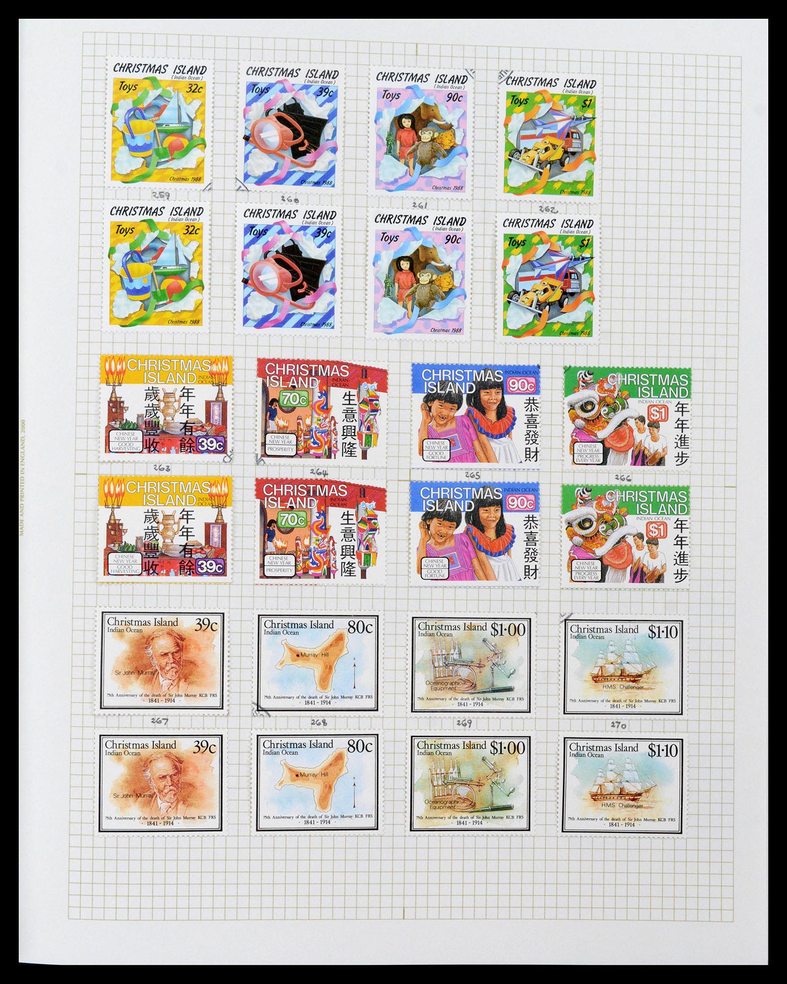 39152 0035 - Postzegelverzameling 39152 Engelse koloniën 1920-2002.