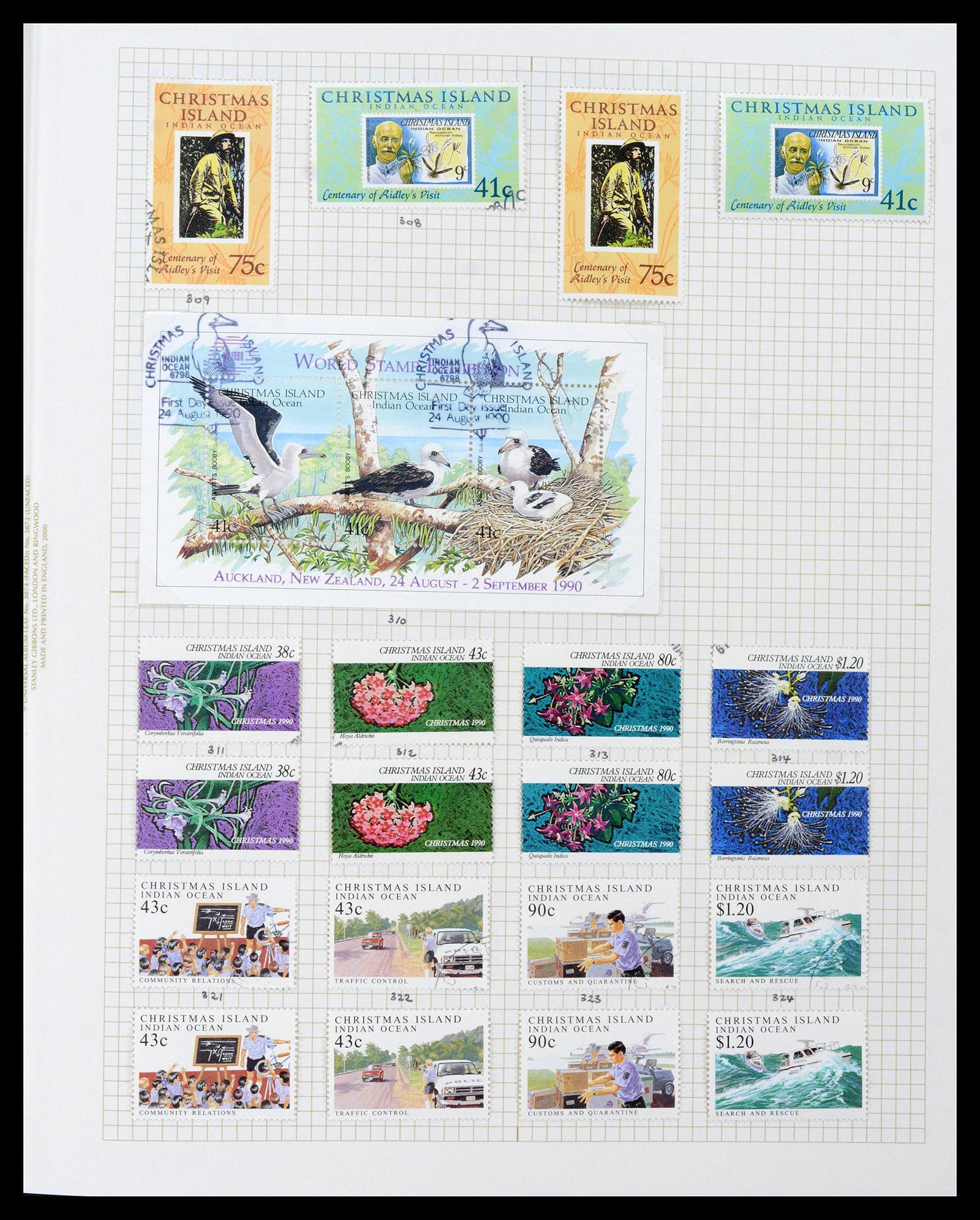 39152 0039 - Postzegelverzameling 39152 Engelse koloniën 1920-2002.