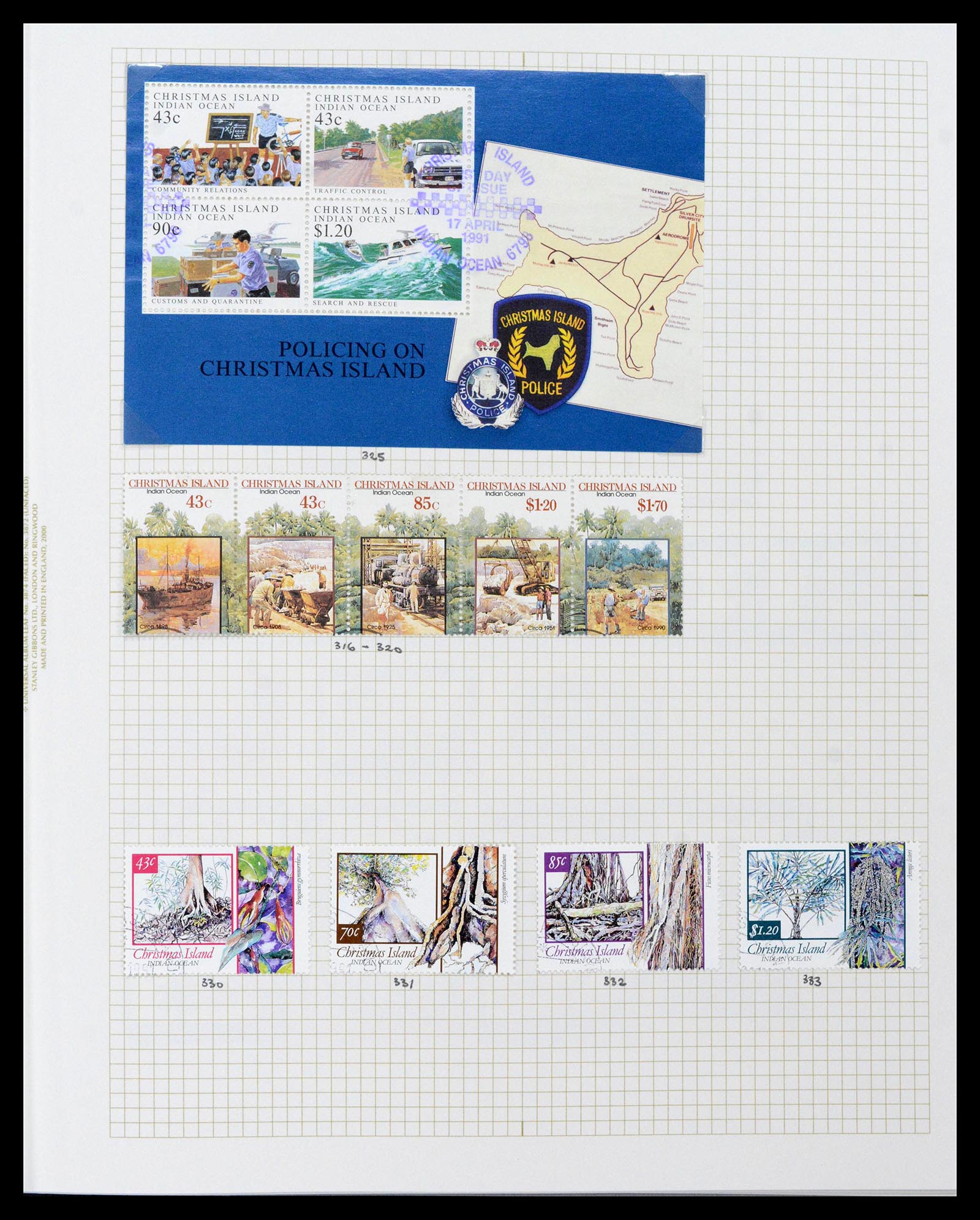 39152 0040 - Postzegelverzameling 39152 Engelse koloniën 1920-2002.