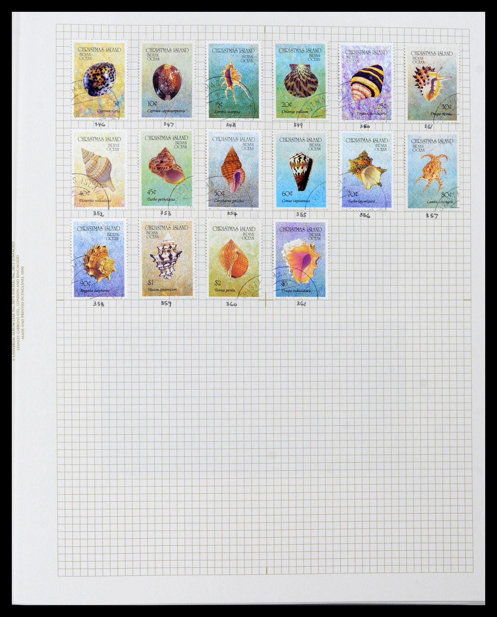 39152 0043 - Postzegelverzameling 39152 Engelse koloniën 1920-2002.