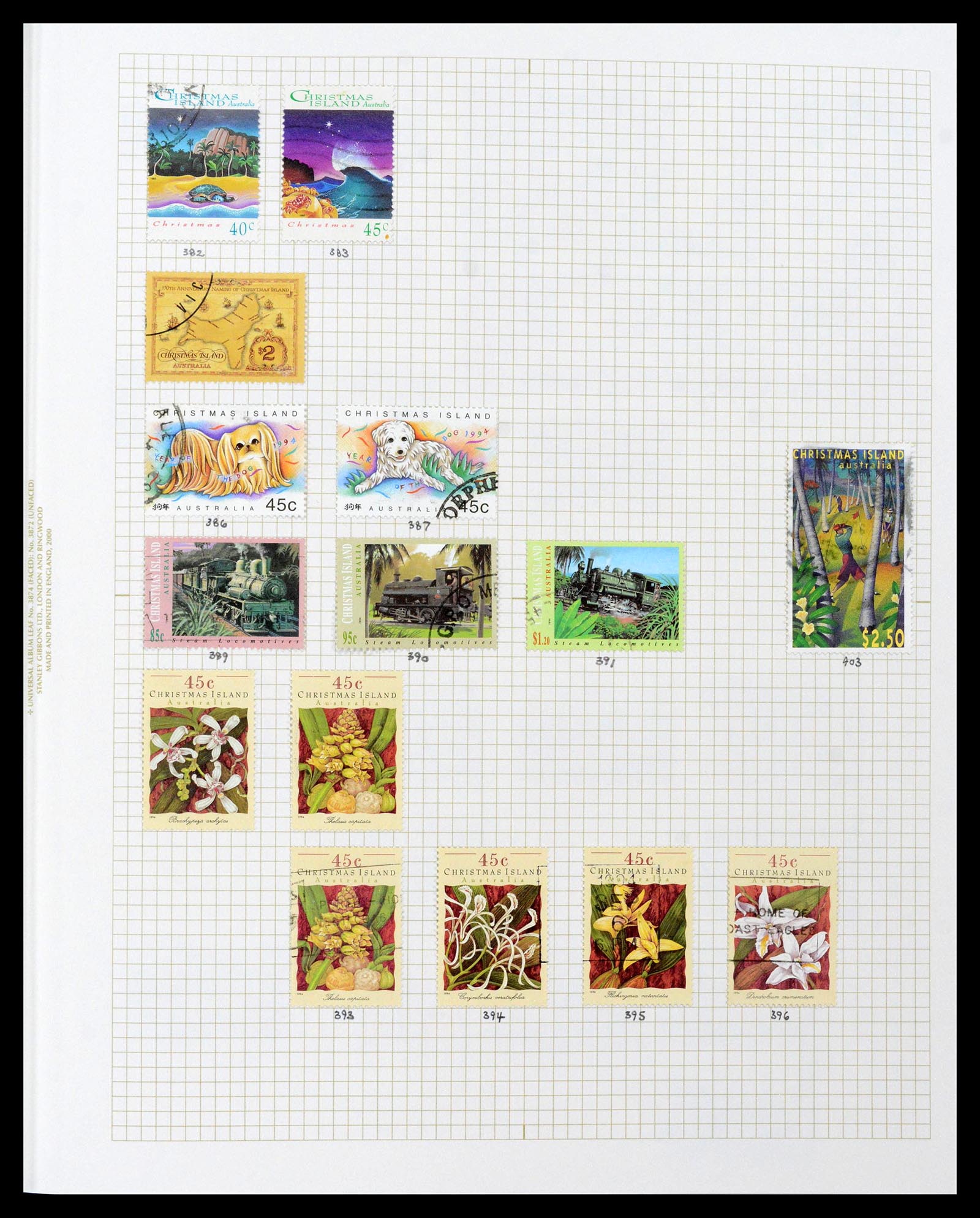 39152 0046 - Postzegelverzameling 39152 Engelse koloniën 1920-2002.