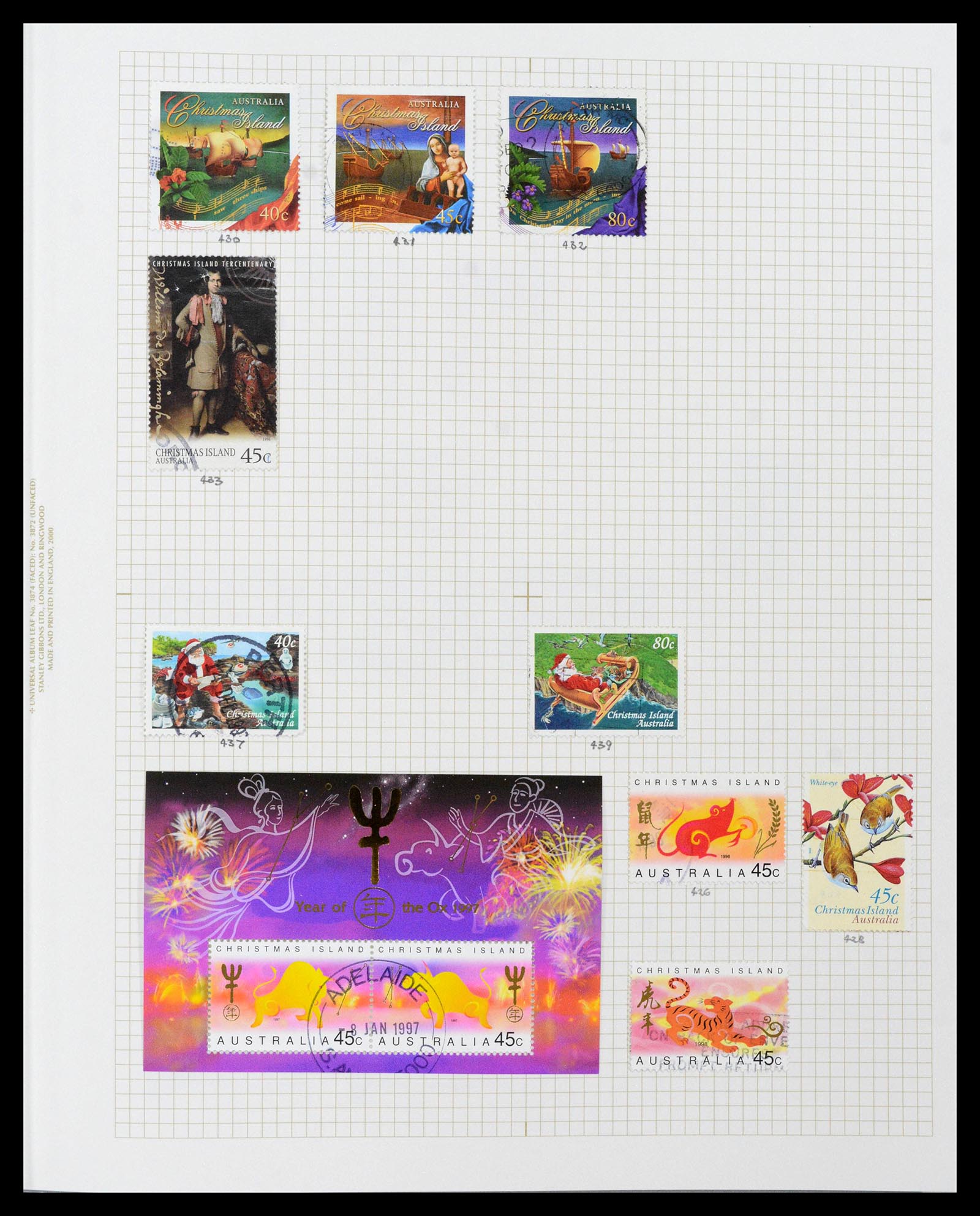 39152 0048 - Postzegelverzameling 39152 Engelse koloniën 1920-2002.