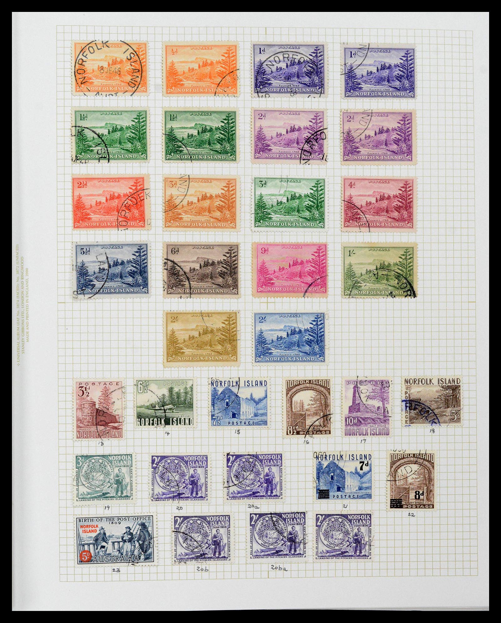 39152 0051 - Postzegelverzameling 39152 Engelse koloniën 1920-2002.