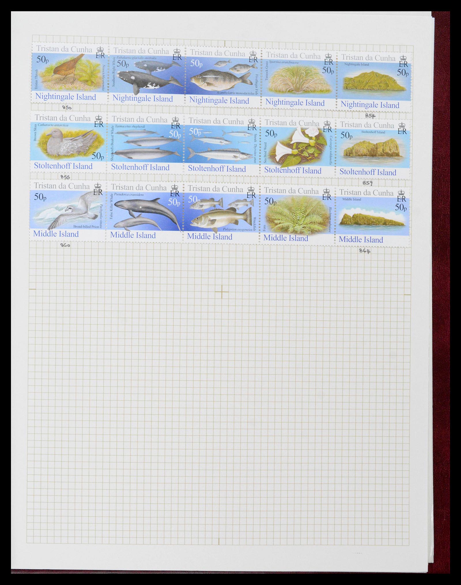 39152 0347 - Postzegelverzameling 39152 Engelse koloniën 1920-2002.