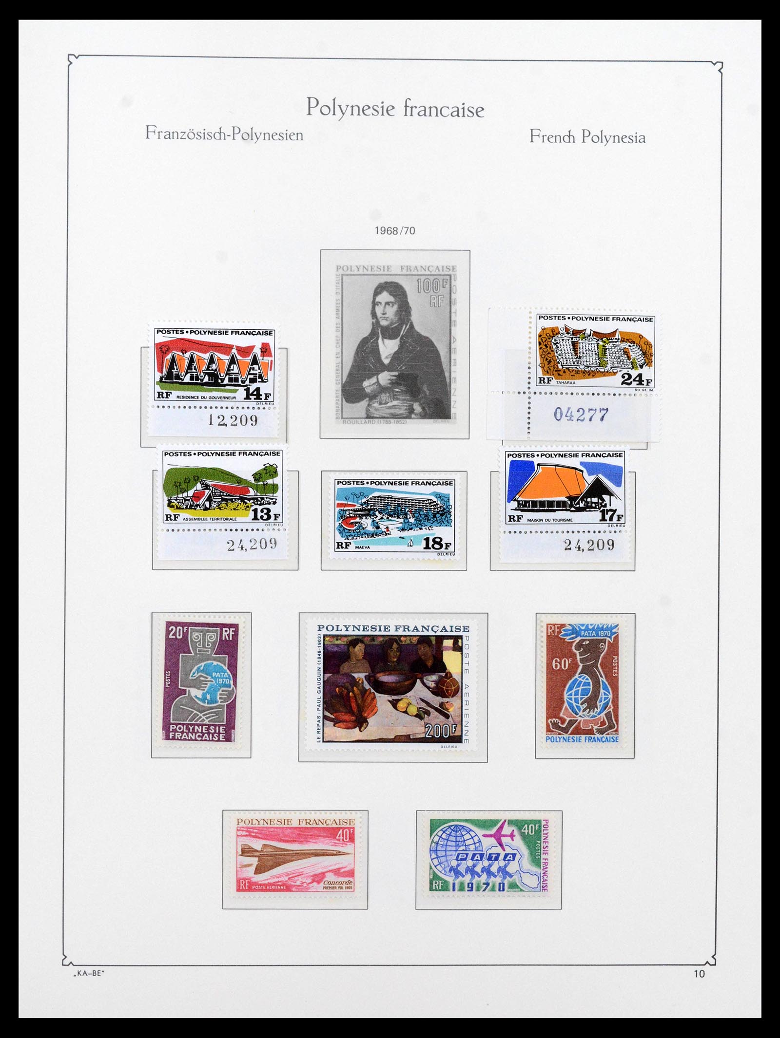 39153 0009 - Postzegelverzameling 39153 Polynesië 1958-1990.