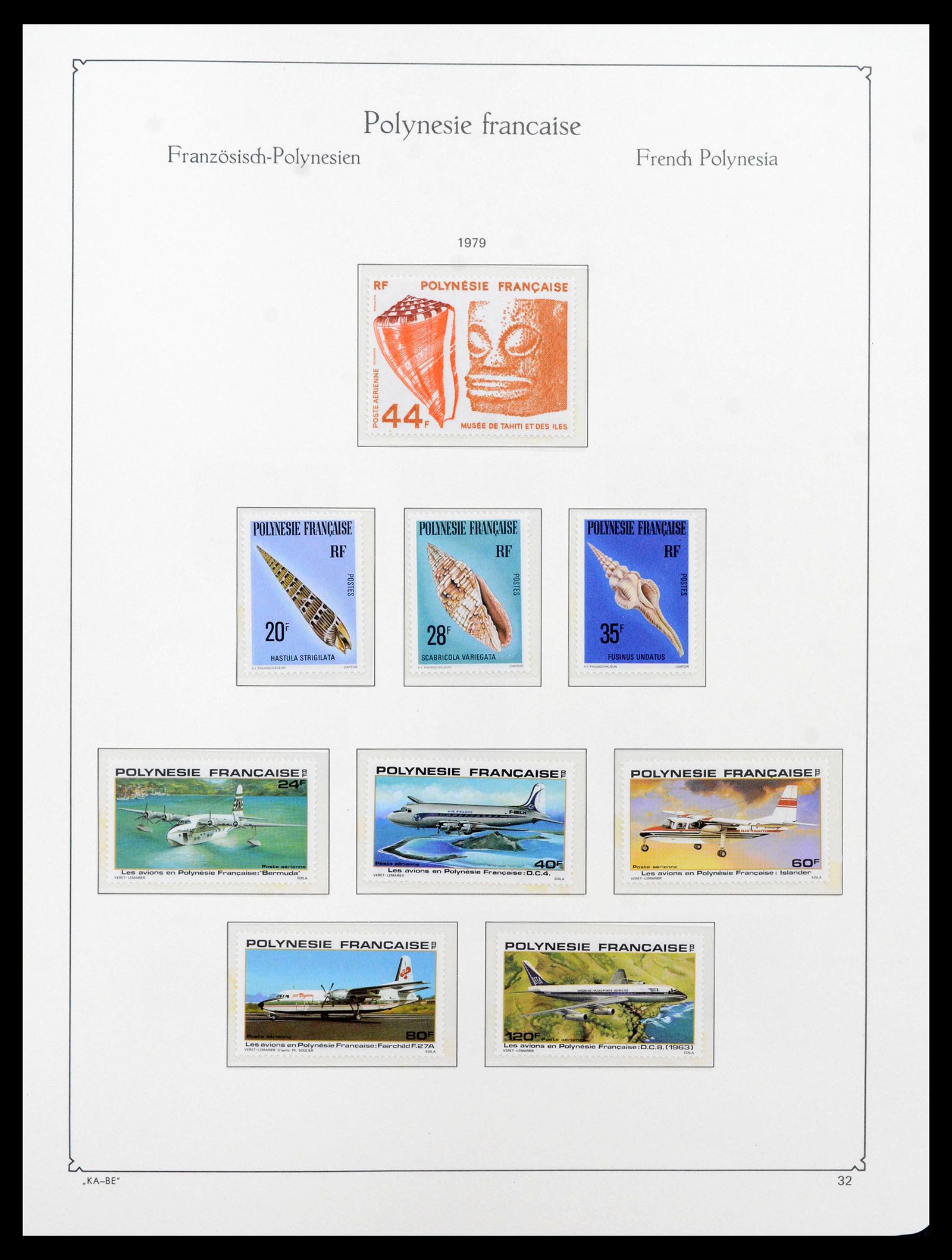 39153 0029 - Stamp collection 39153 Polynesia 1958-1990.