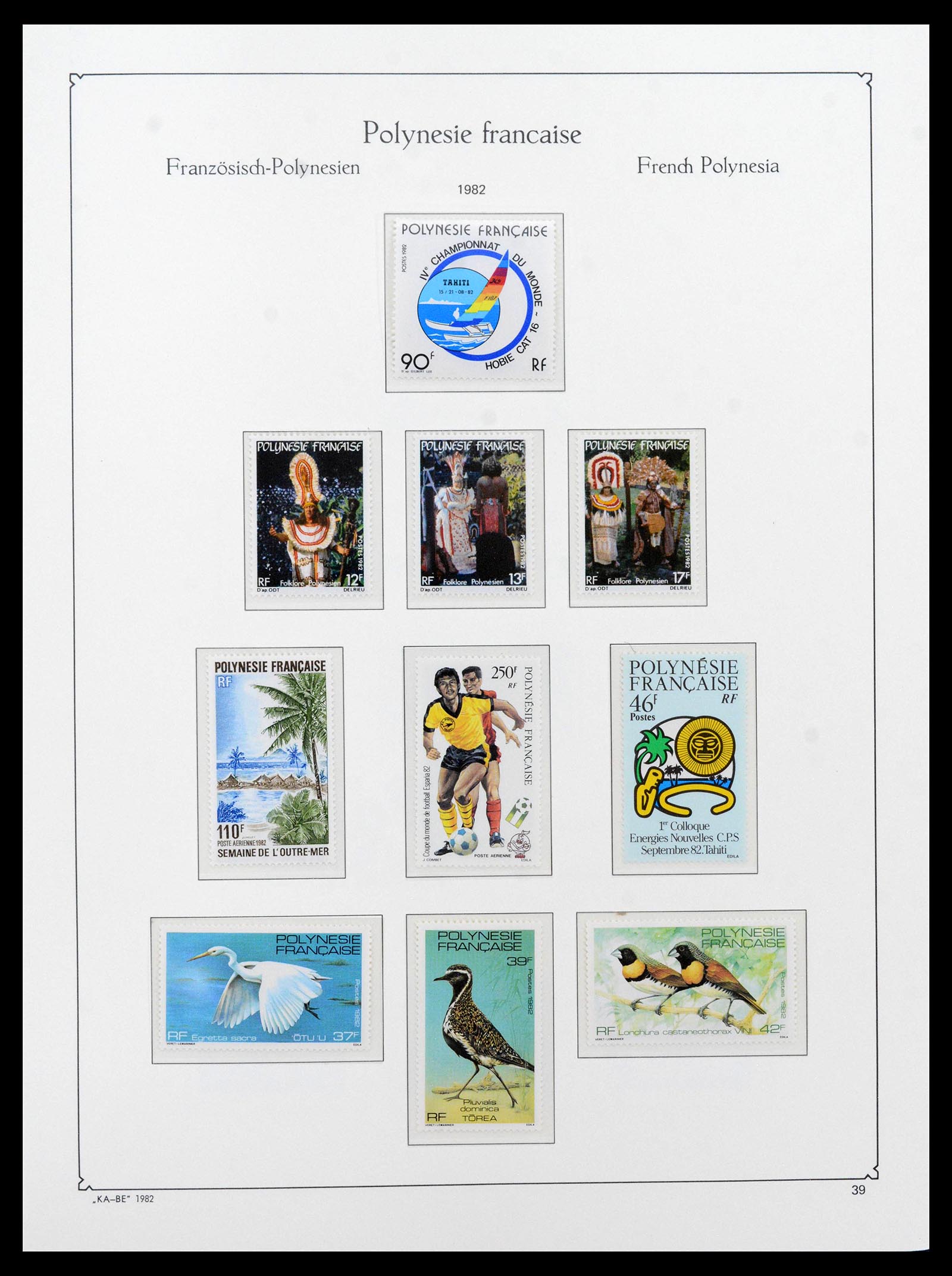 39153 0036 - Stamp collection 39153 Polynesia 1958-1990.