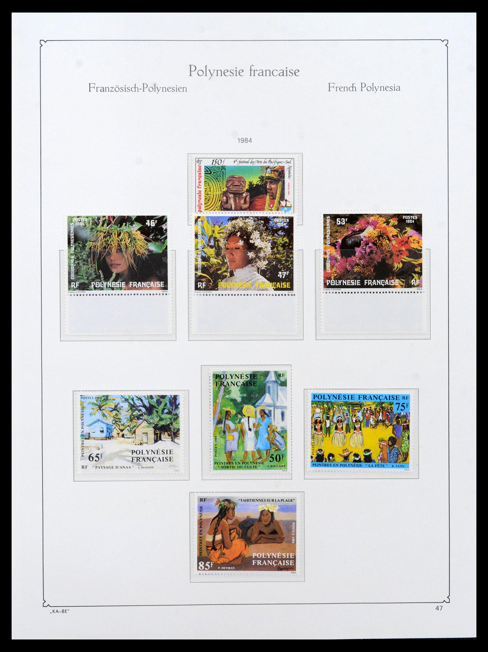 39153 0044 - Stamp collection 39153 Polynesia 1958-1990.