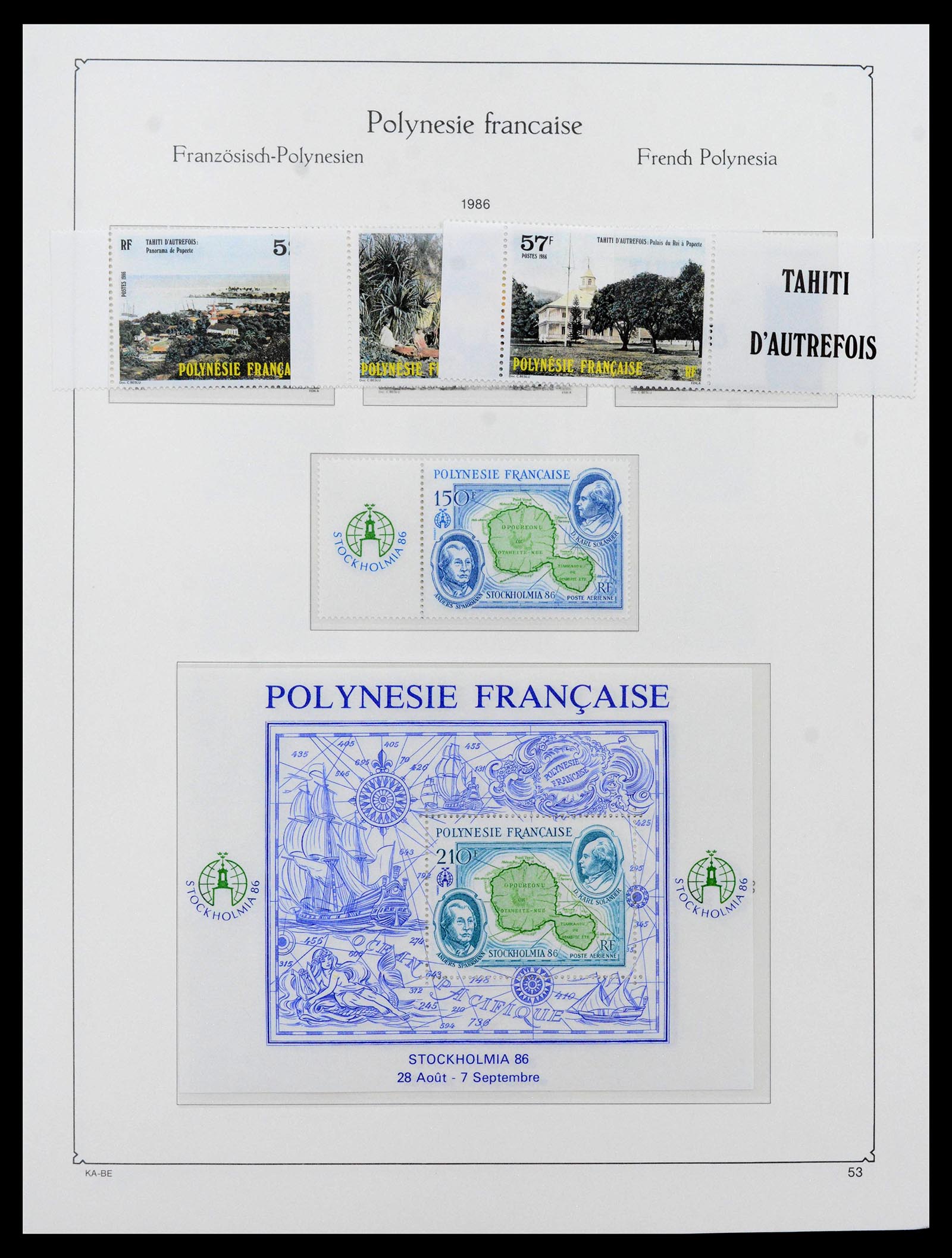 39153 0050 - Stamp collection 39153 Polynesia 1958-1990.