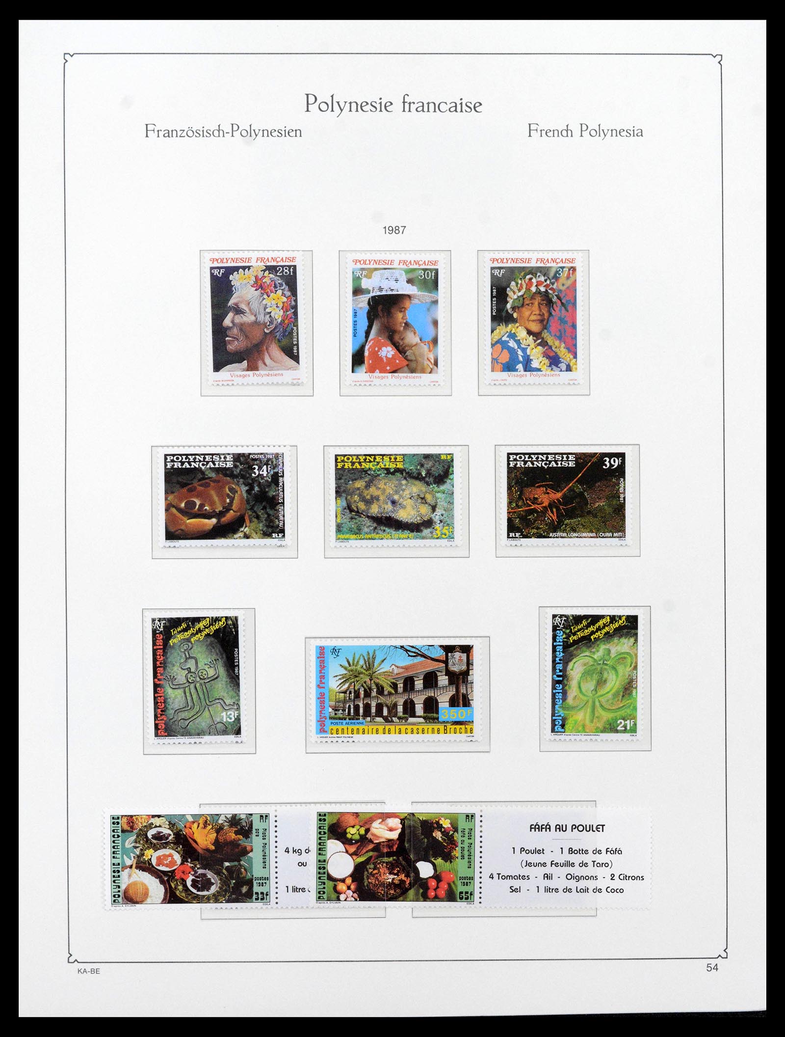 39153 0051 - Stamp collection 39153 Polynesia 1958-1990.