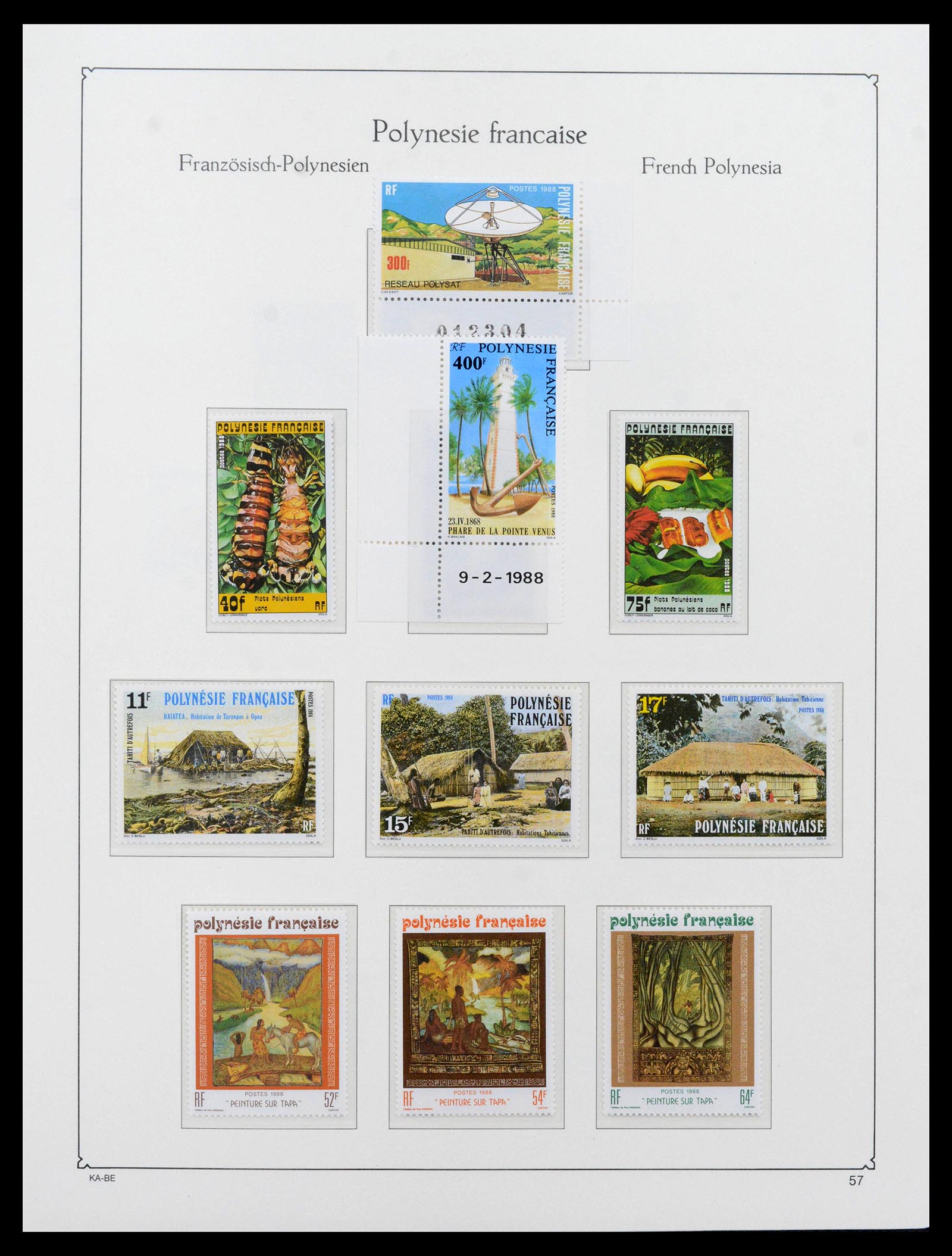 39153 0054 - Stamp collection 39153 Polynesia 1958-1990.