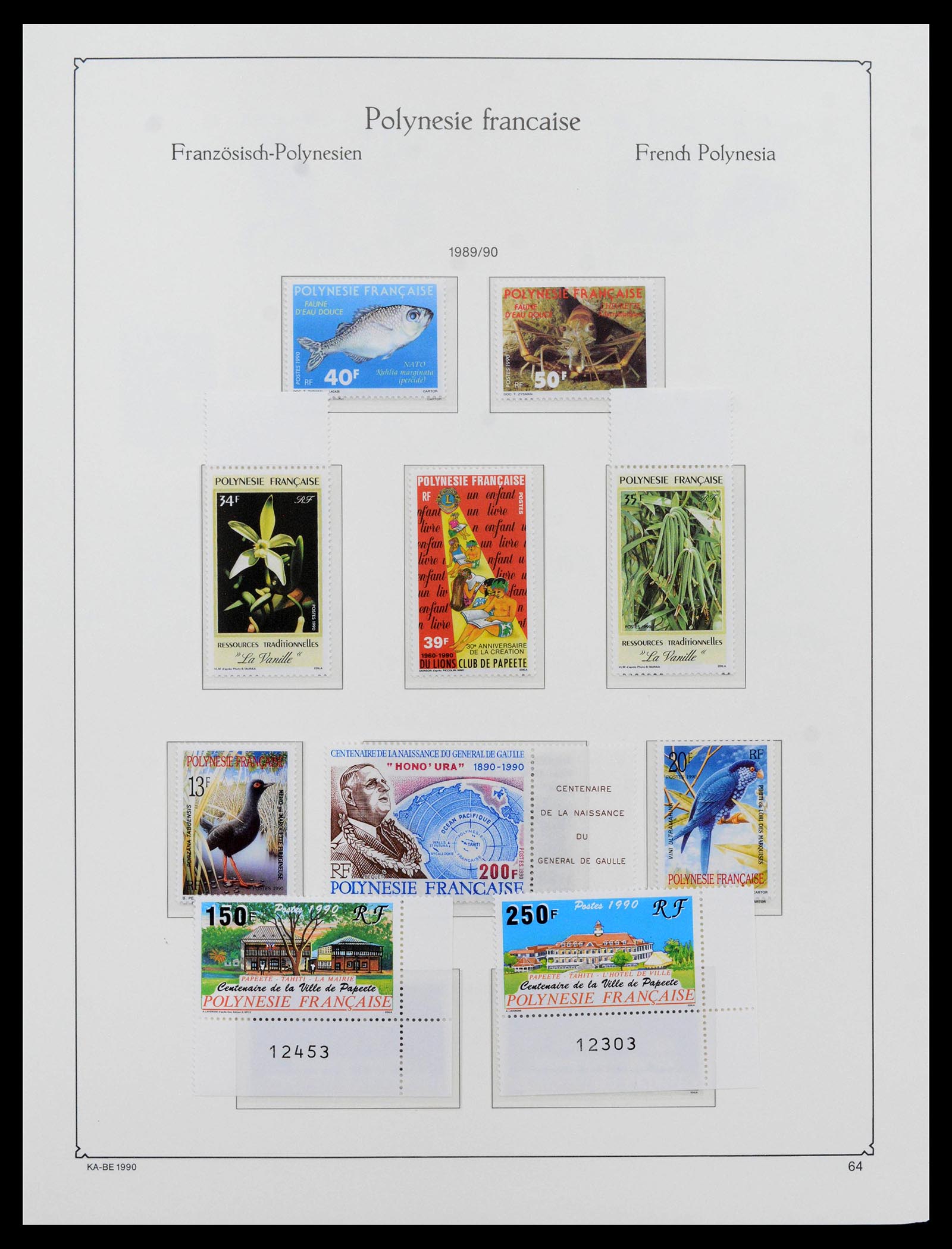 39153 0061 - Stamp collection 39153 Polynesia 1958-1990.