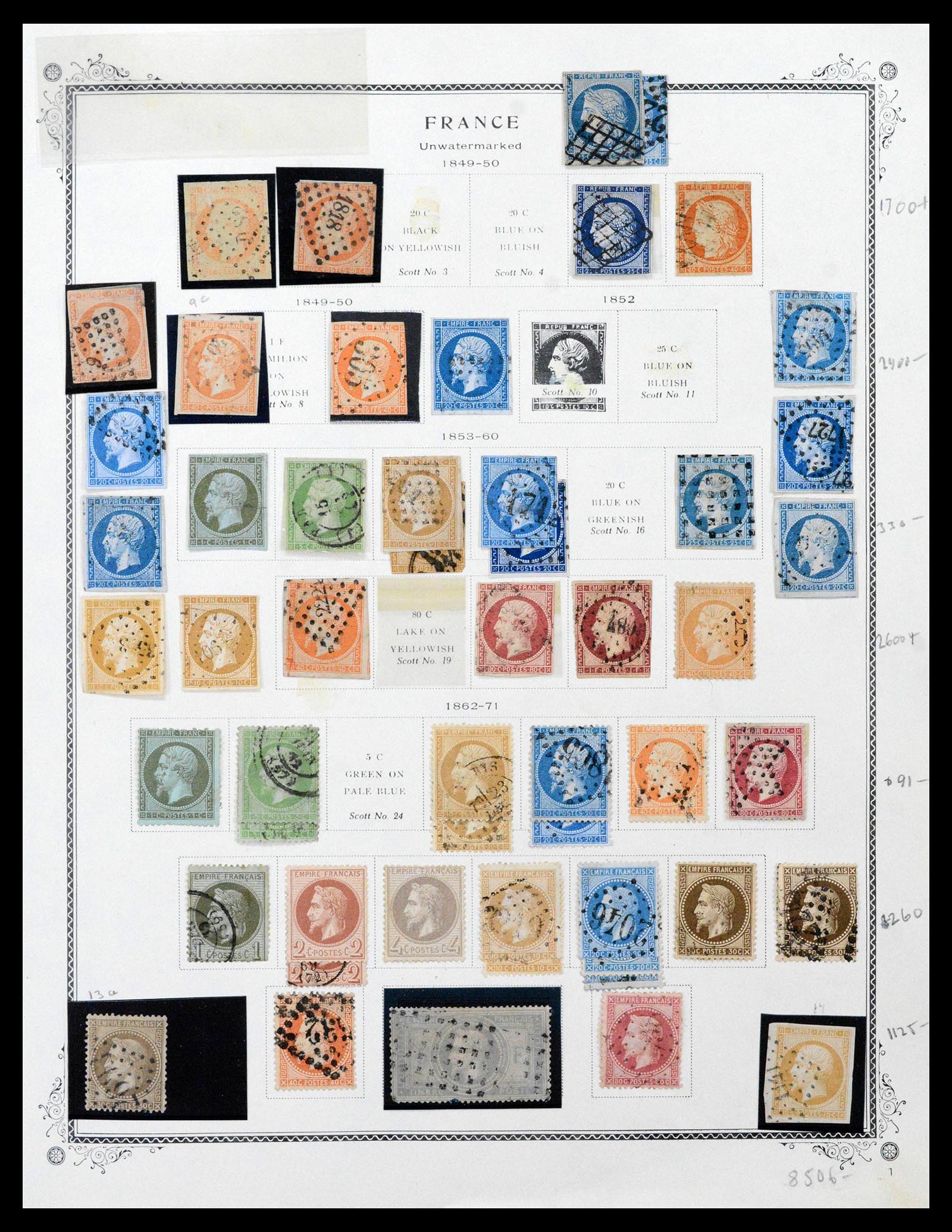 39154 0001 - Stamp collection 39154 France 1849-1984.