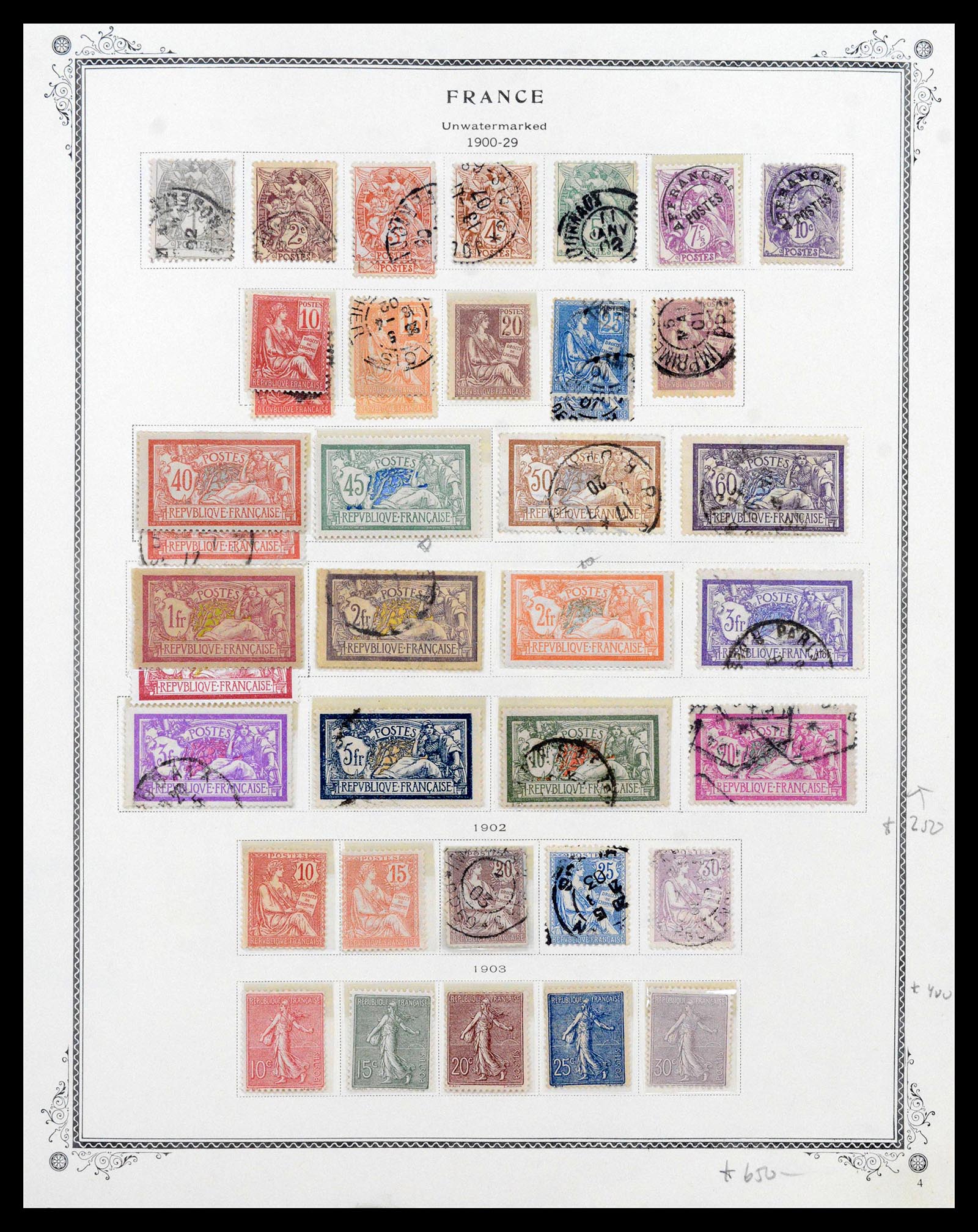 39154 0004 - Stamp collection 39154 France 1849-1984.