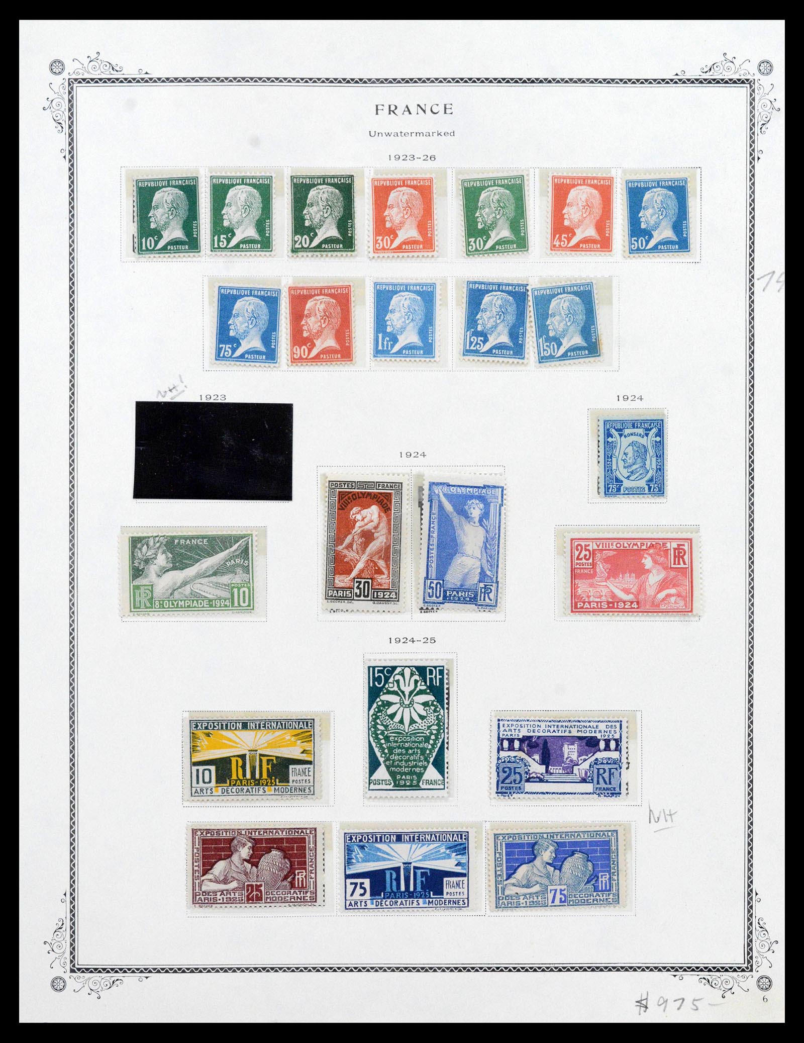 39154 0006 - Stamp collection 39154 France 1849-1984.