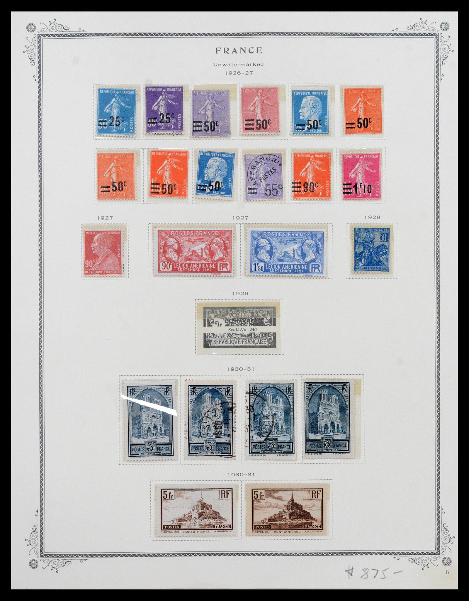 39154 0008 - Stamp collection 39154 France 1849-1984.