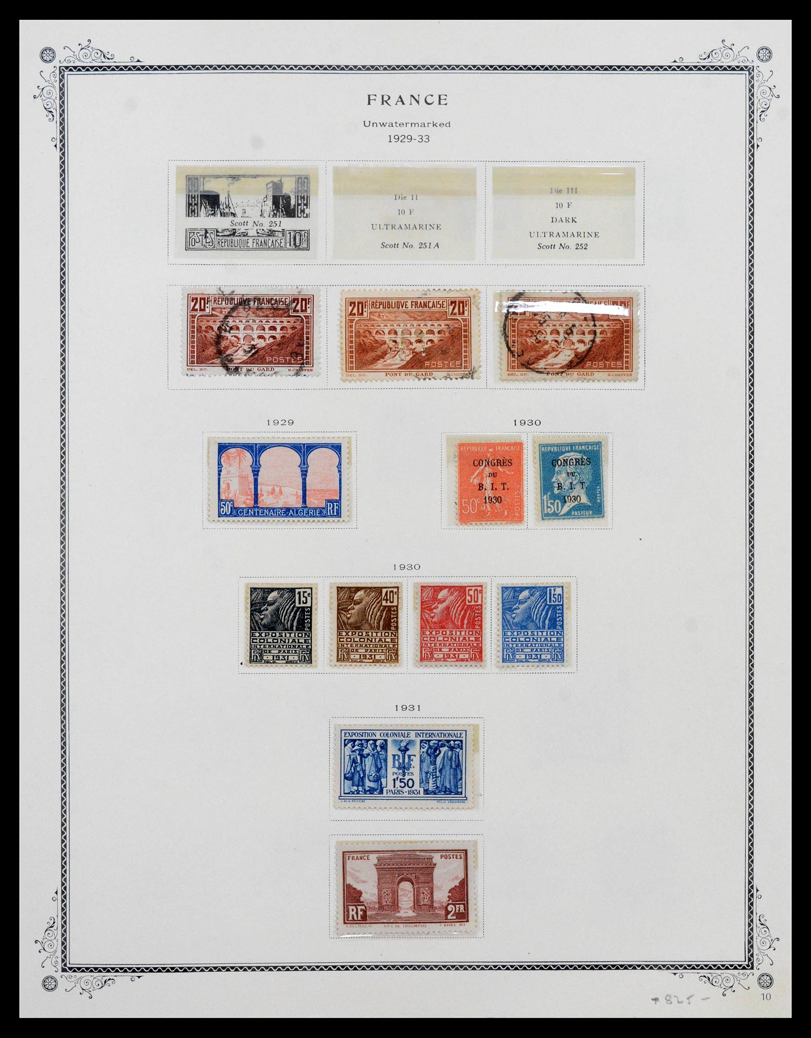 39154 0009 - Stamp collection 39154 France 1849-1984.