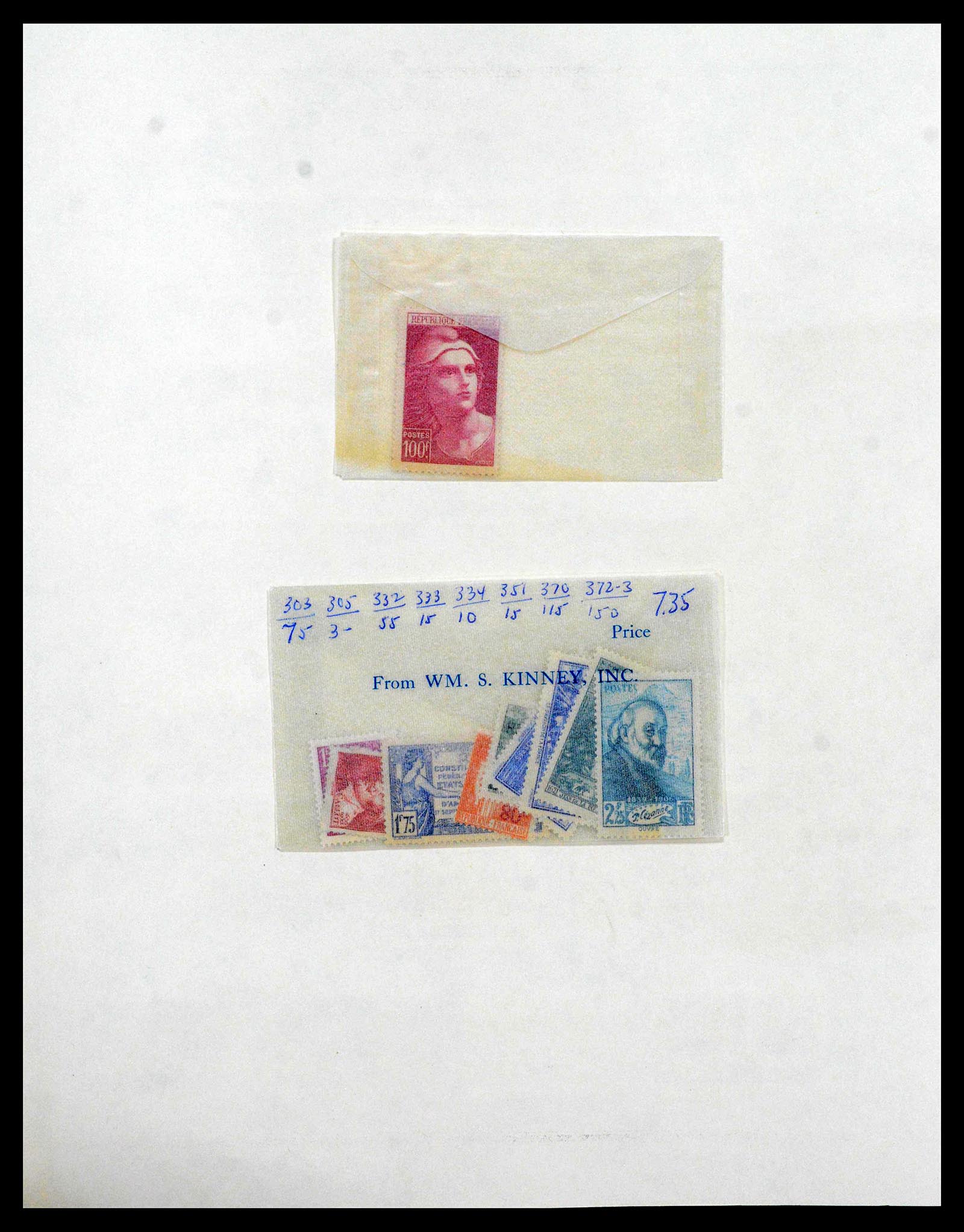 39154 0013 - Stamp collection 39154 France 1849-1984.