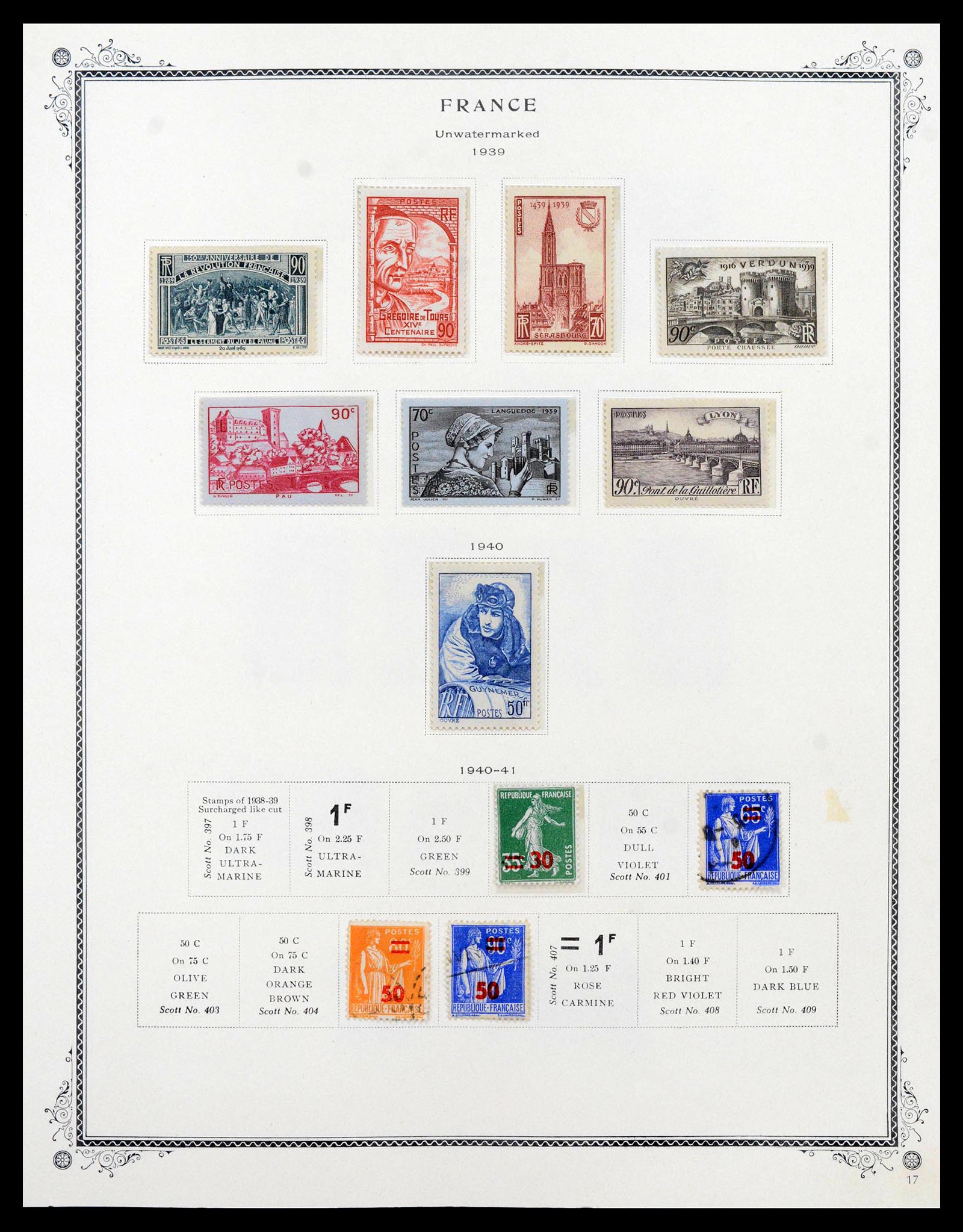 39154 0018 - Stamp collection 39154 France 1849-1984.