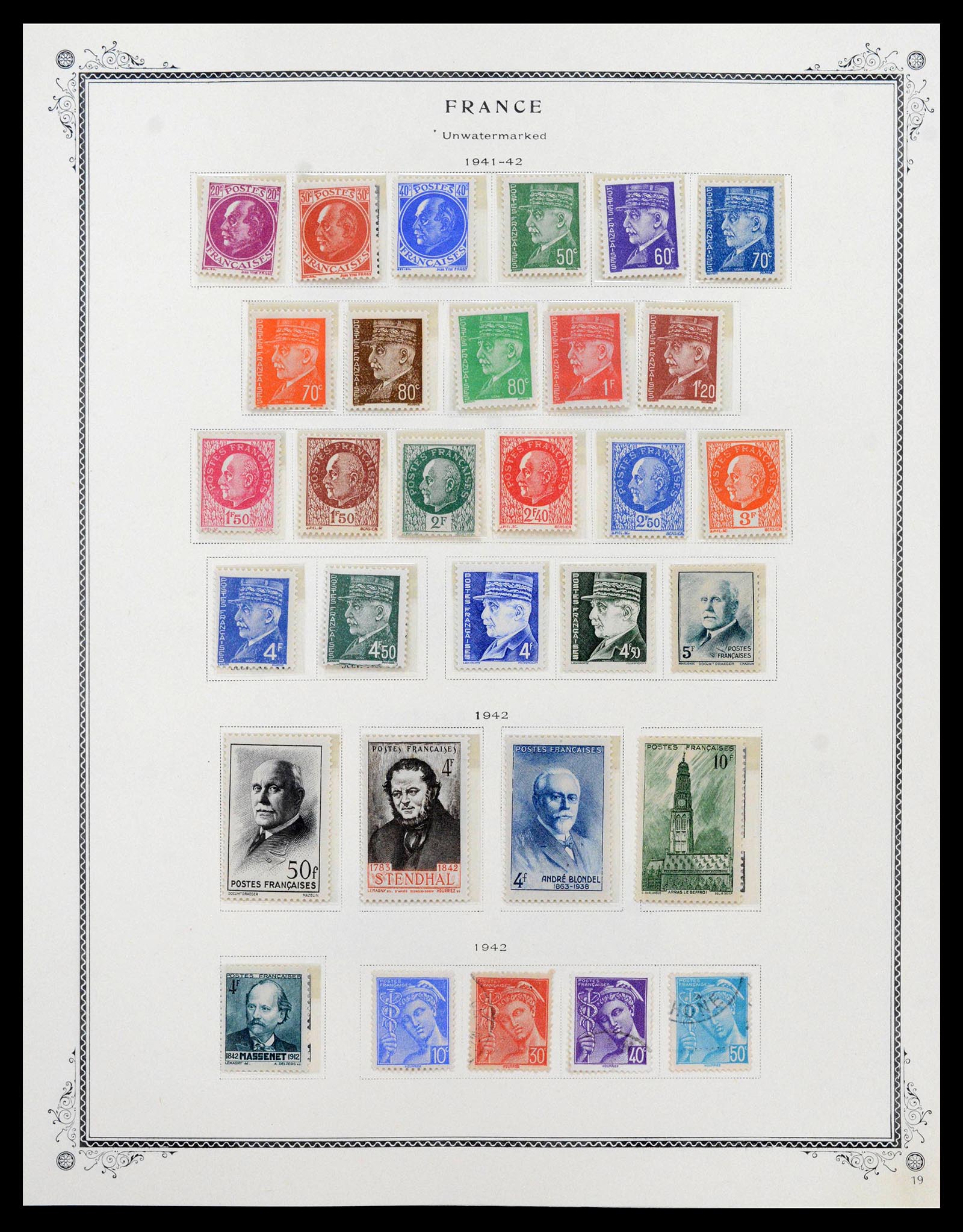 39154 0020 - Stamp collection 39154 France 1849-1984.