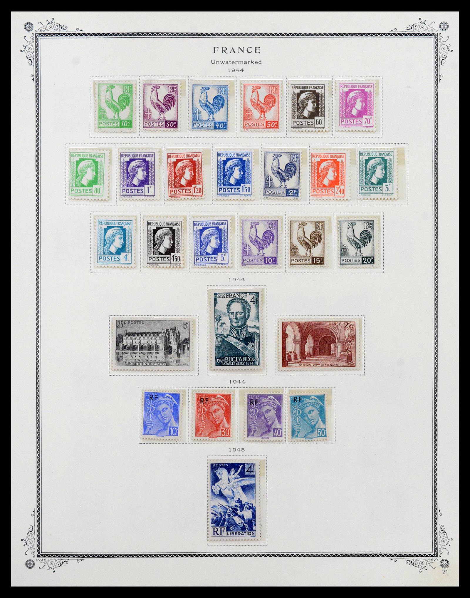 39154 0022 - Stamp collection 39154 France 1849-1984.