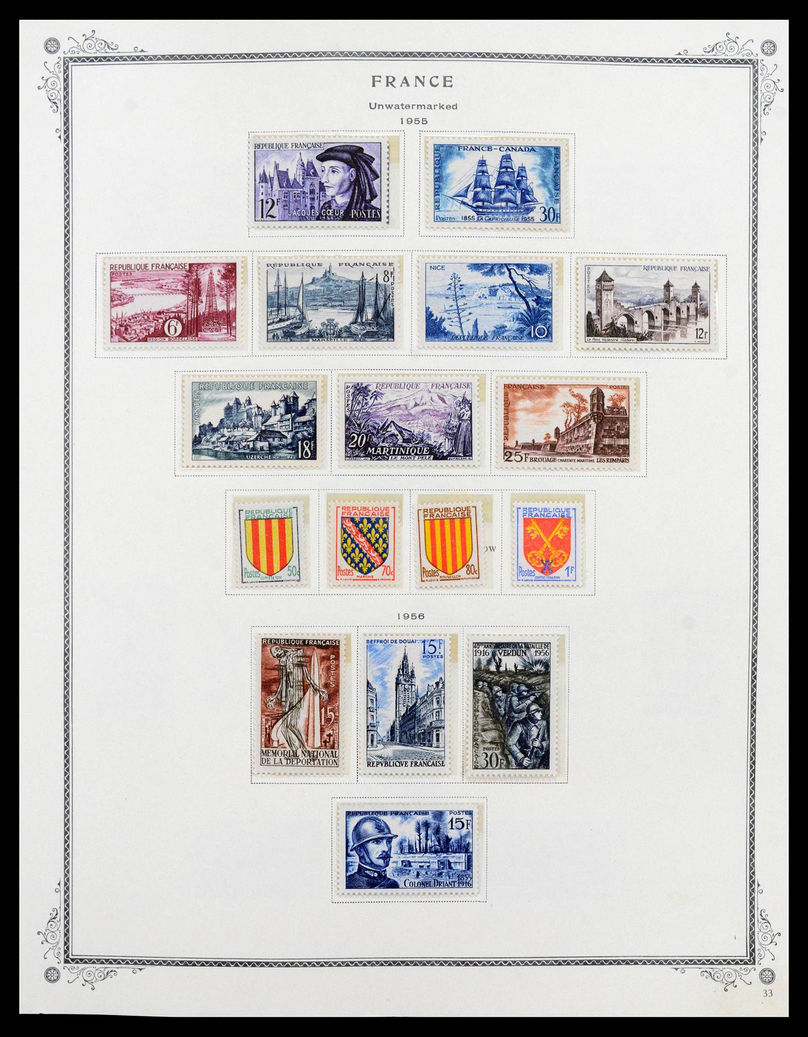 39154 0038 - Stamp collection 39154 France 1849-1984.