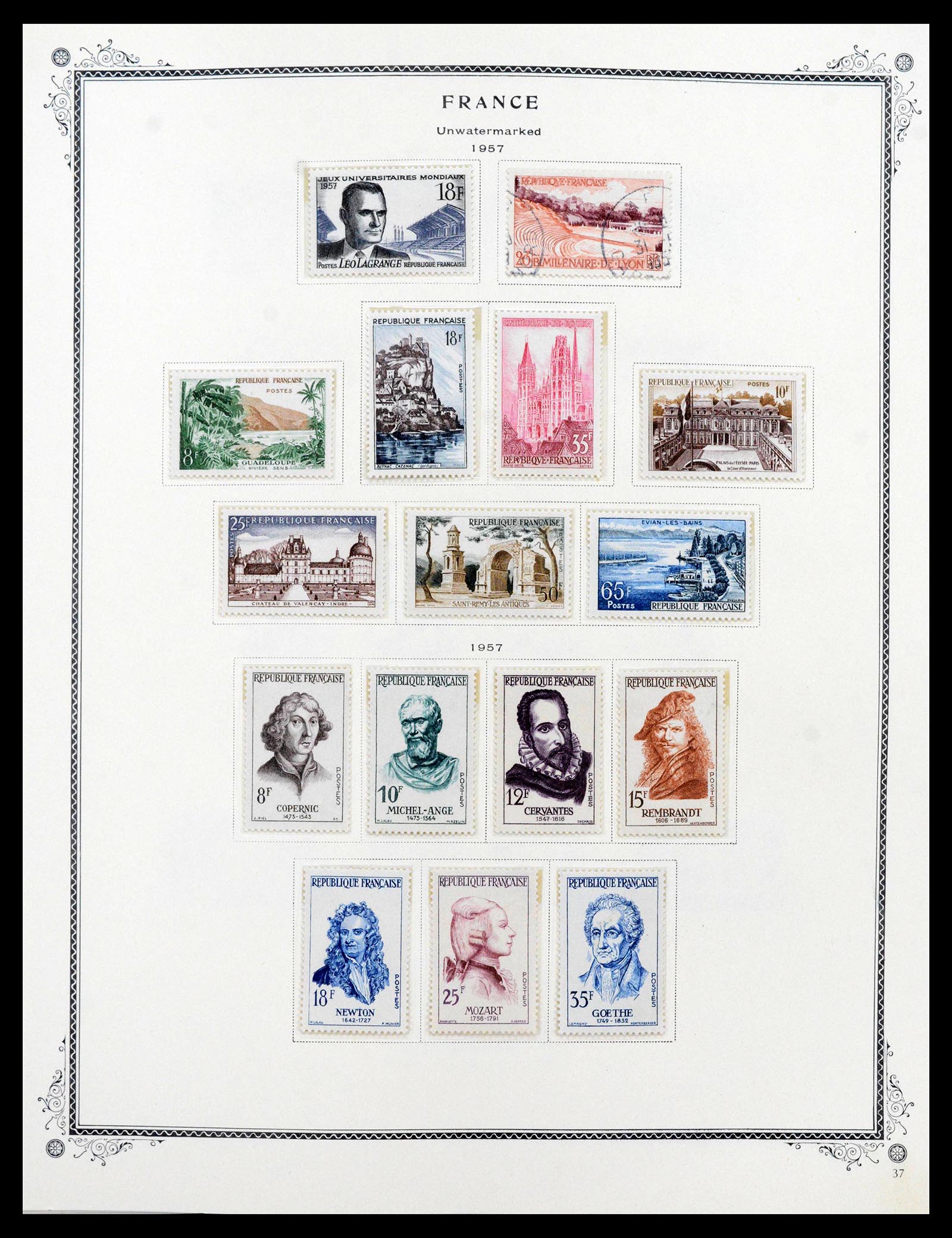 39154 0042 - Stamp collection 39154 France 1849-1984.