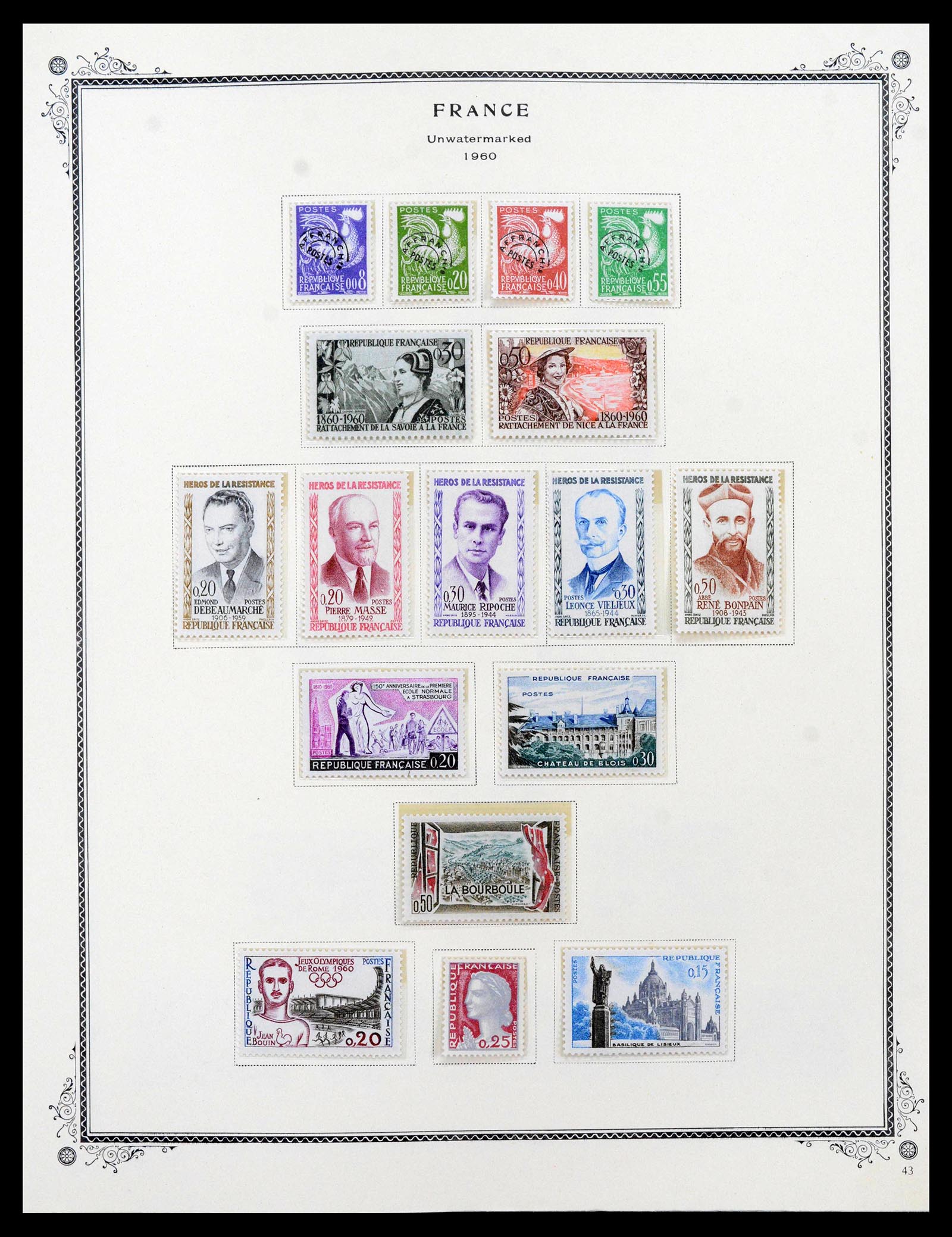 39154 0048 - Postzegelverzameling 39154 Frankrijk 1849-1984.