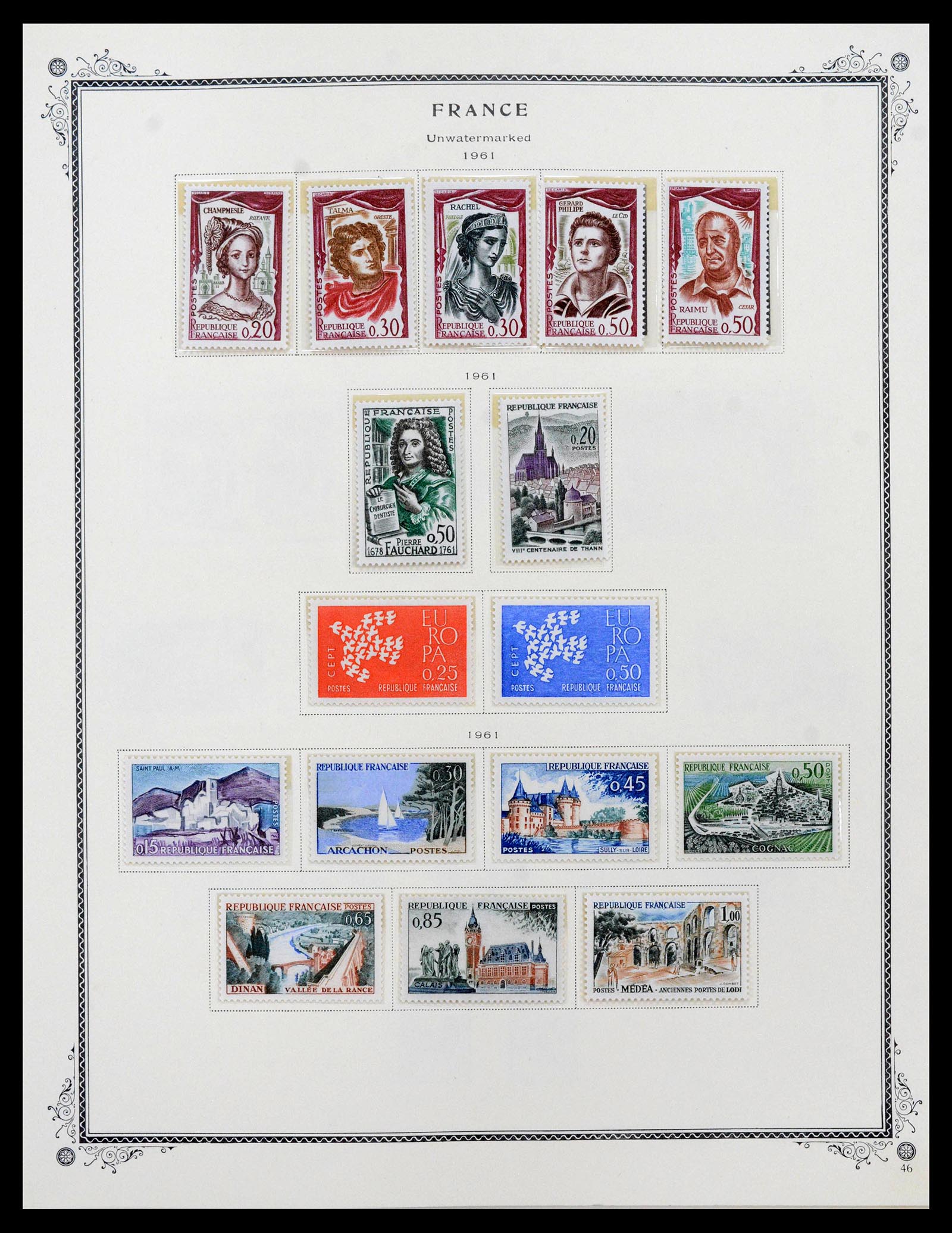 39154 0051 - Postzegelverzameling 39154 Frankrijk 1849-1984.