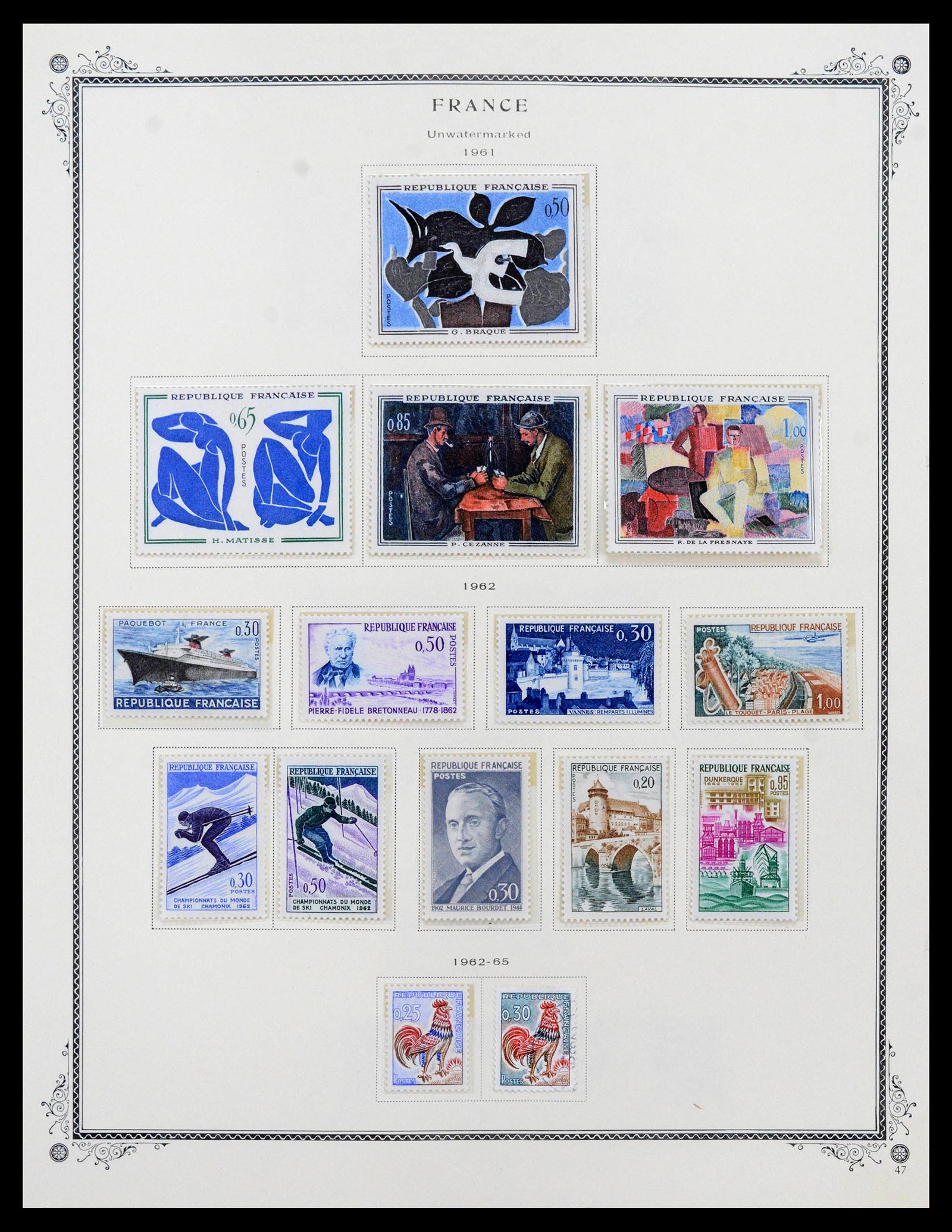 39154 0052 - Postzegelverzameling 39154 Frankrijk 1849-1984.
