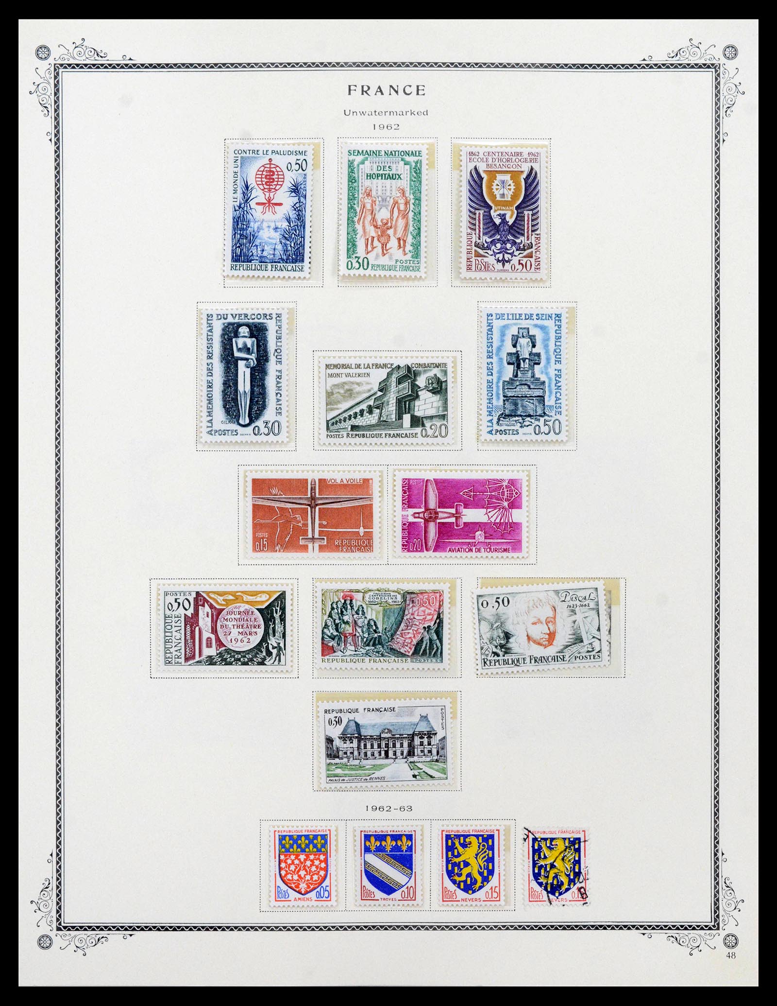 39154 0053 - Postzegelverzameling 39154 Frankrijk 1849-1984.