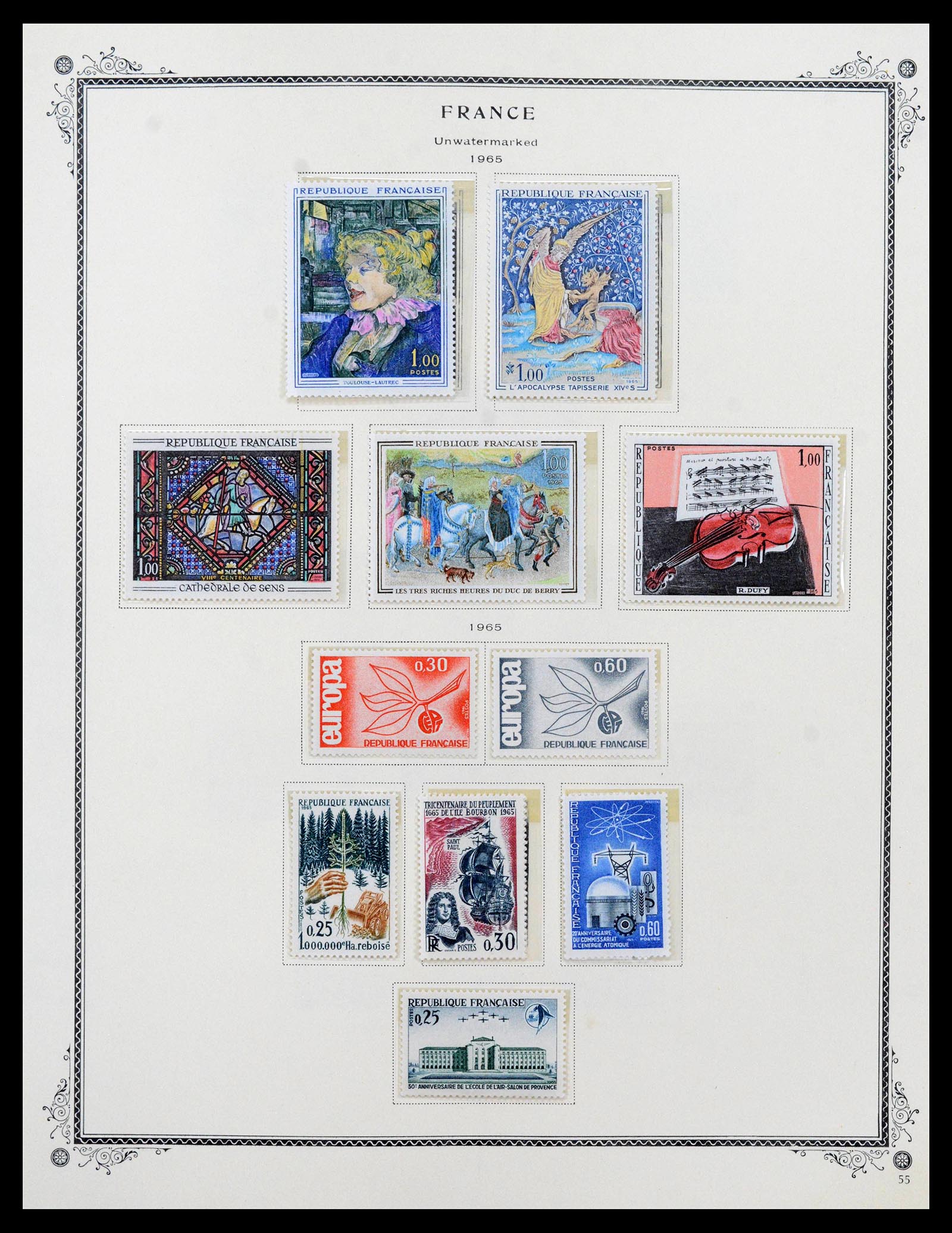 39154 0060 - Postzegelverzameling 39154 Frankrijk 1849-1984.