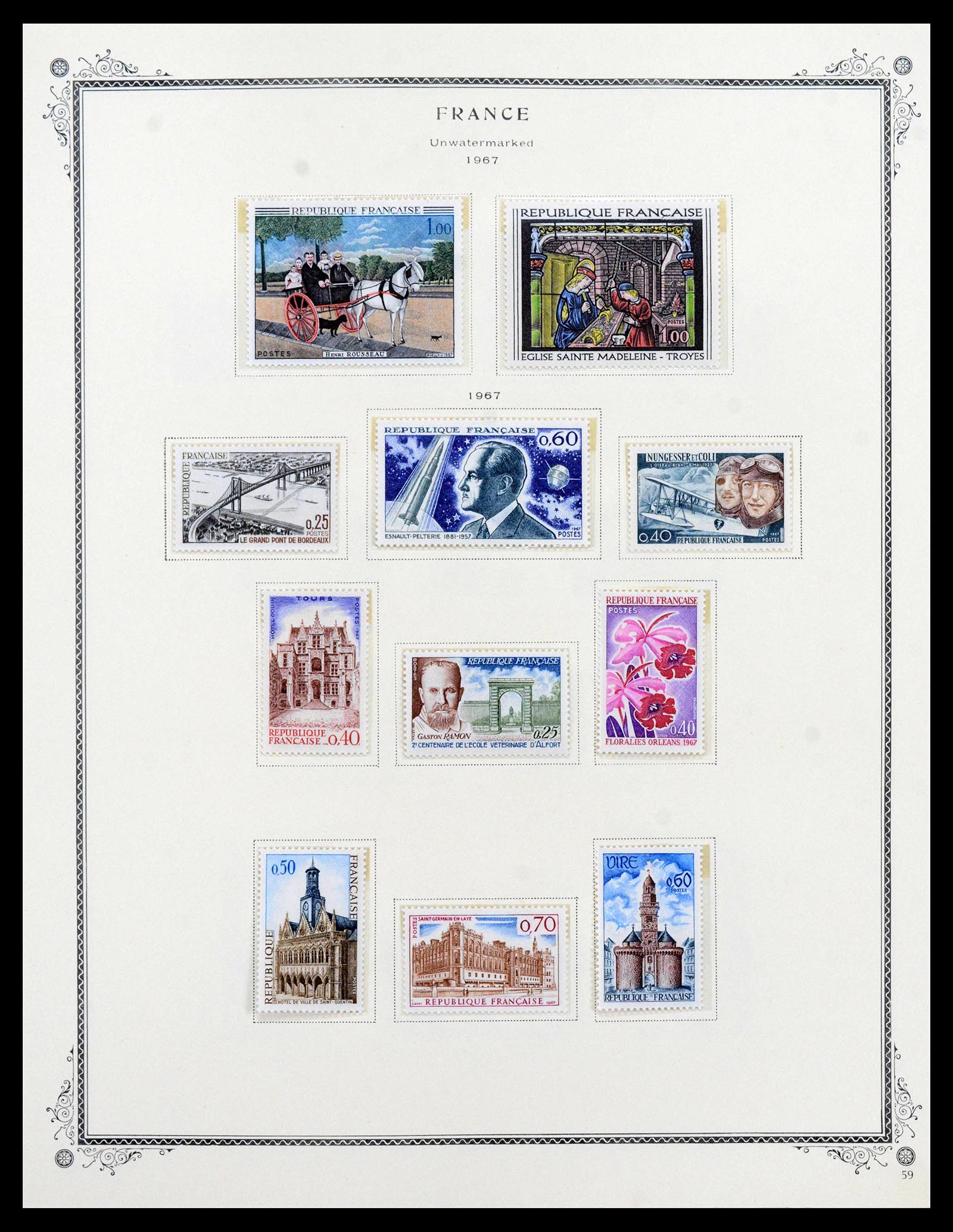 39154 0064 - Stamp collection 39154 France 1849-1984.