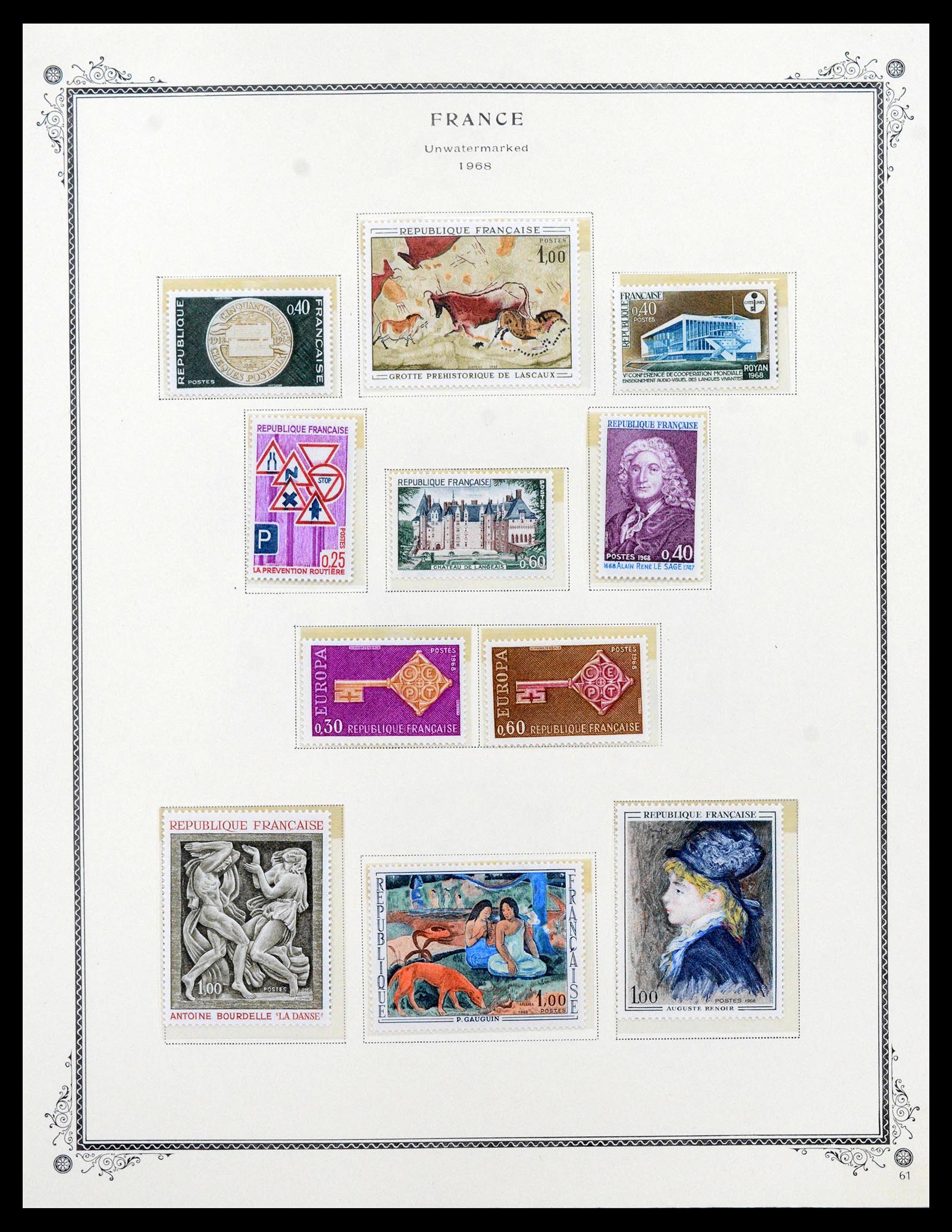 39154 0066 - Stamp collection 39154 France 1849-1984.