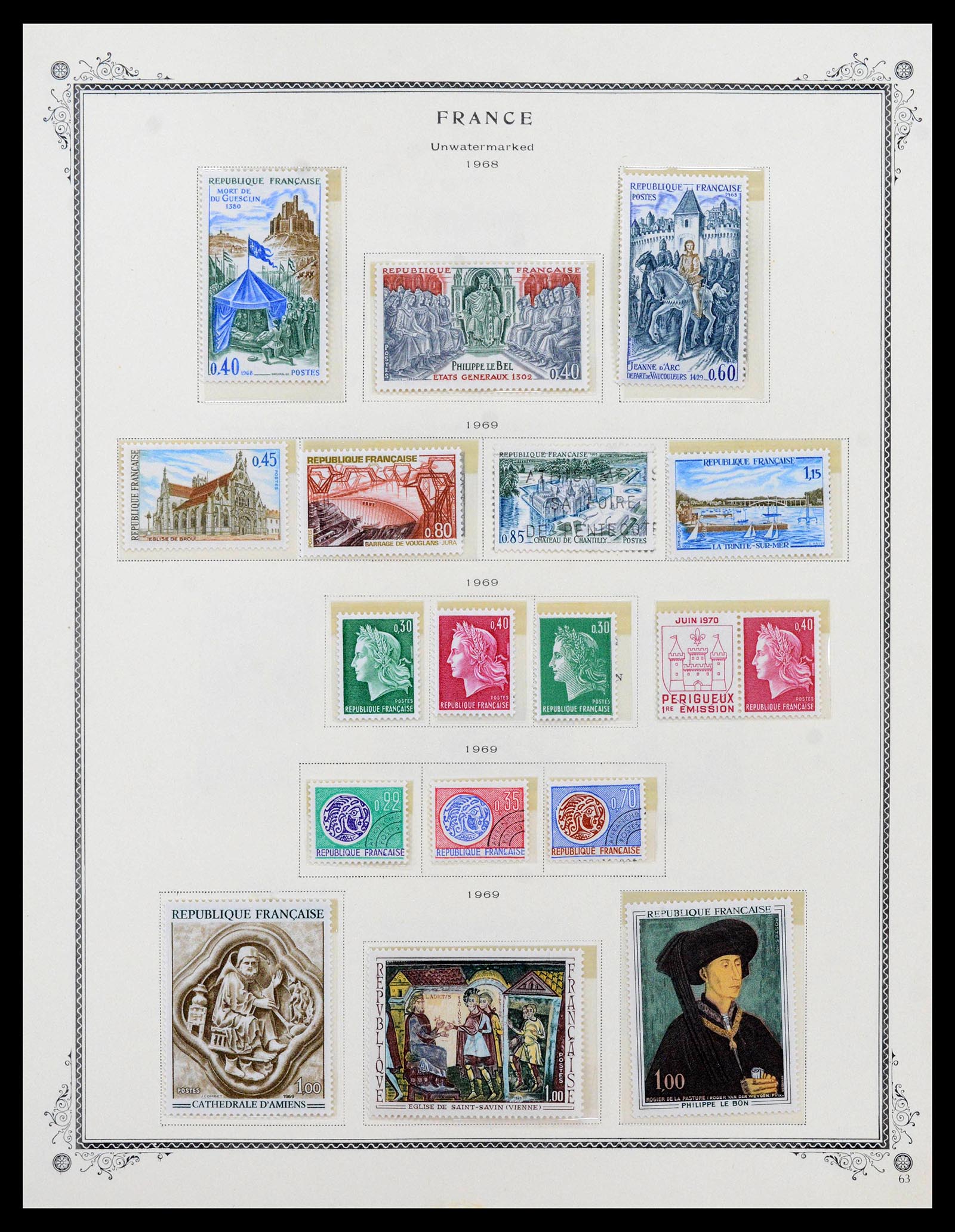 39154 0068 - Stamp collection 39154 France 1849-1984.
