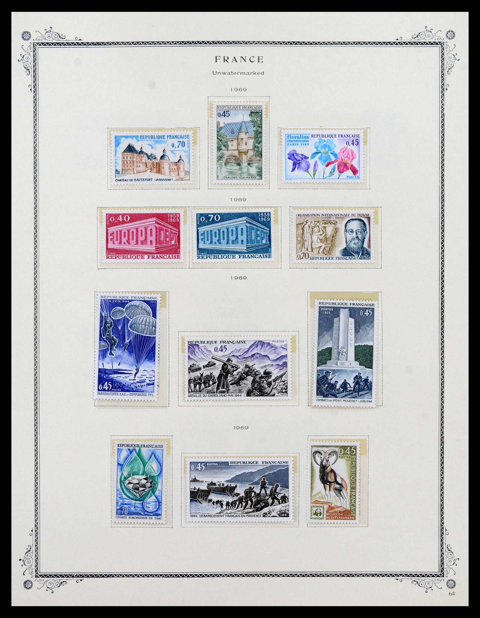 39154 0069 - Stamp collection 39154 France 1849-1984.