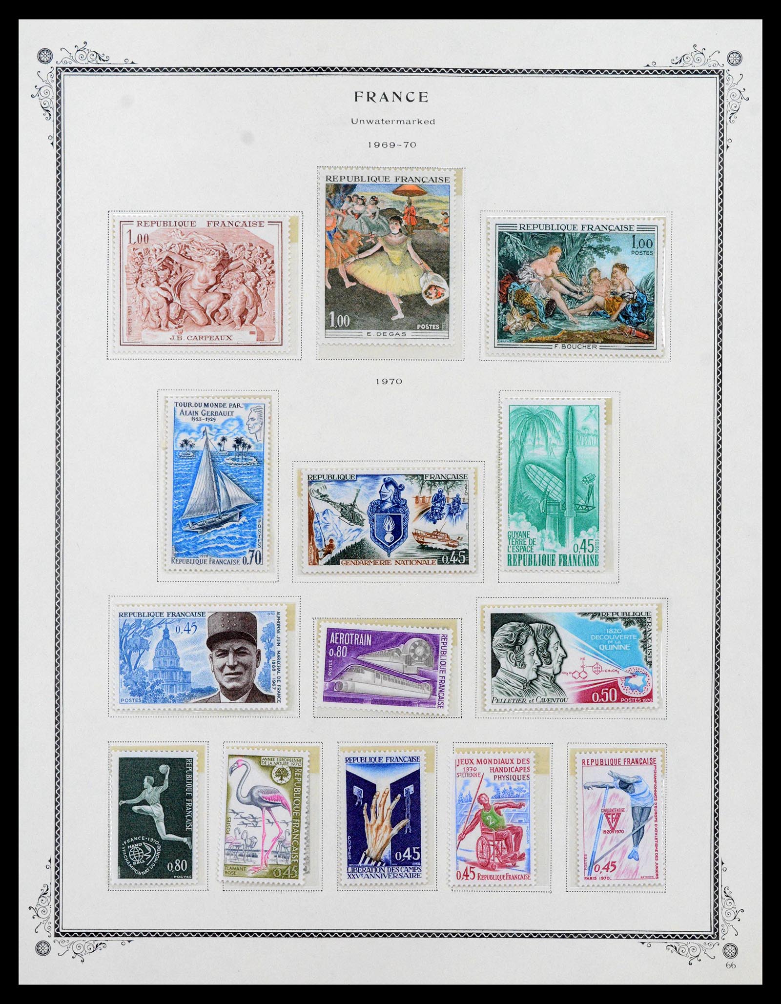 39154 0071 - Stamp collection 39154 France 1849-1984.