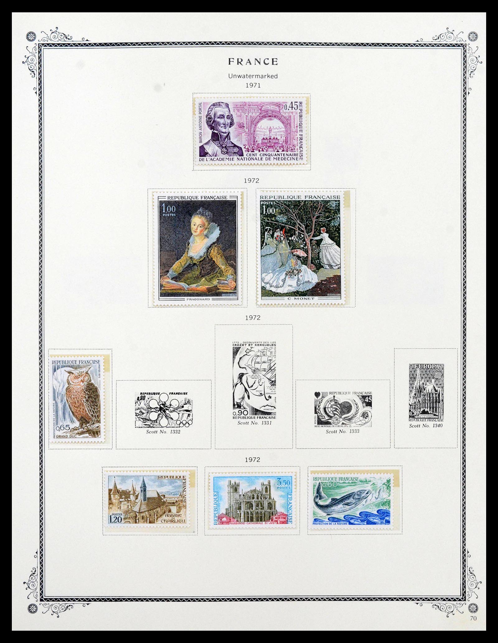 39154 0075 - Stamp collection 39154 France 1849-1984.