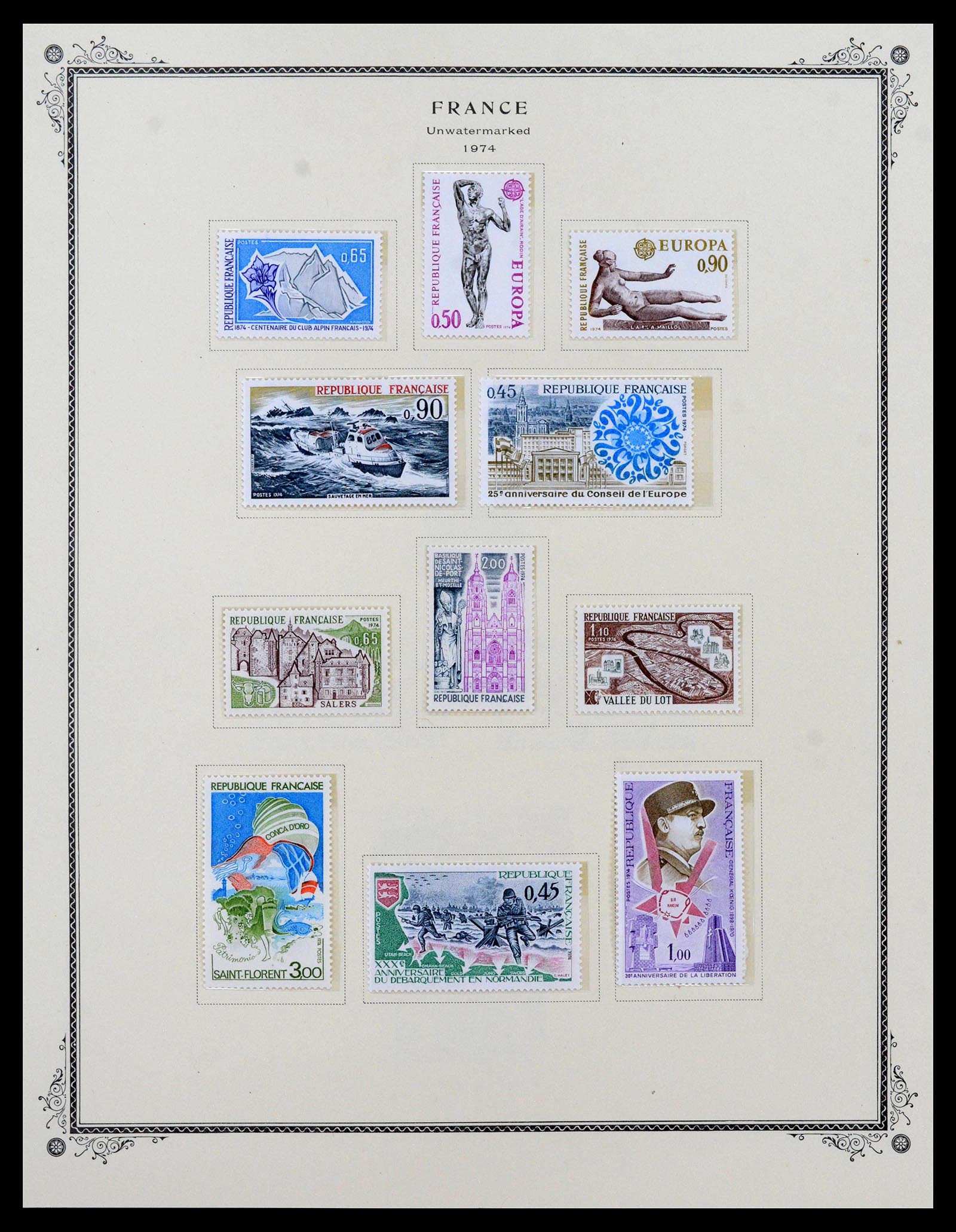 39154 0082 - Stamp collection 39154 France 1849-1984.