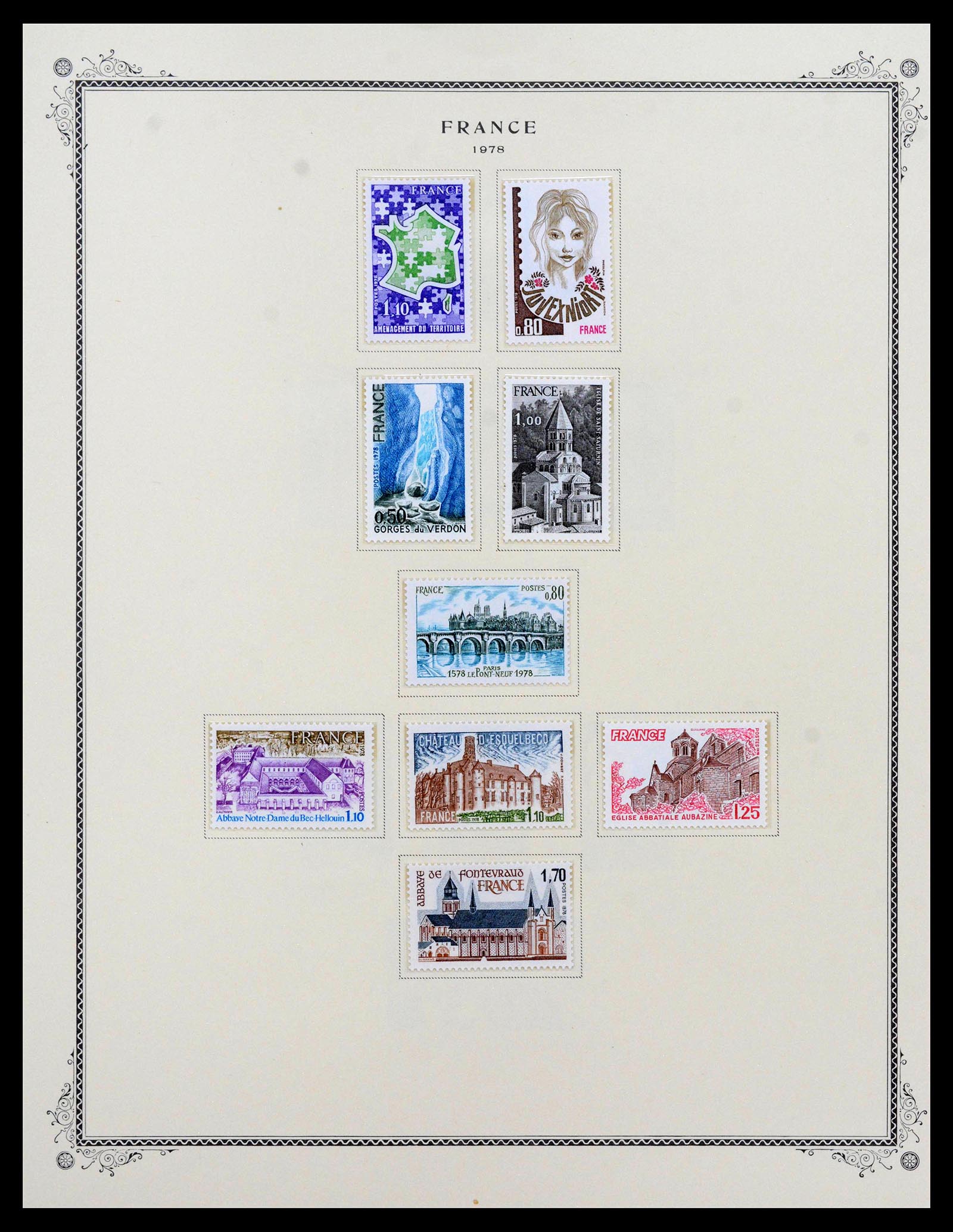 39154 0101 - Stamp collection 39154 France 1849-1984.
