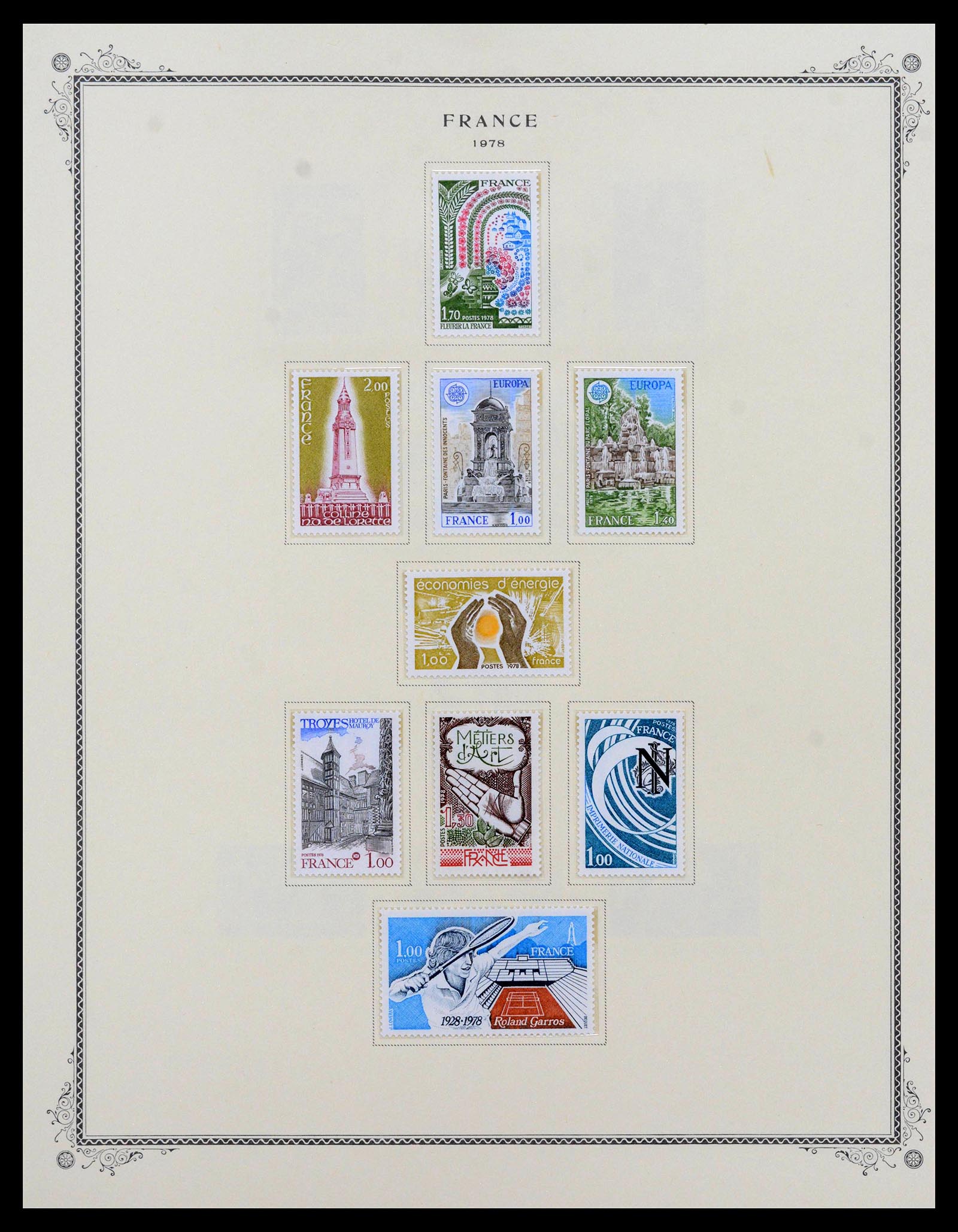 39154 0102 - Stamp collection 39154 France 1849-1984.