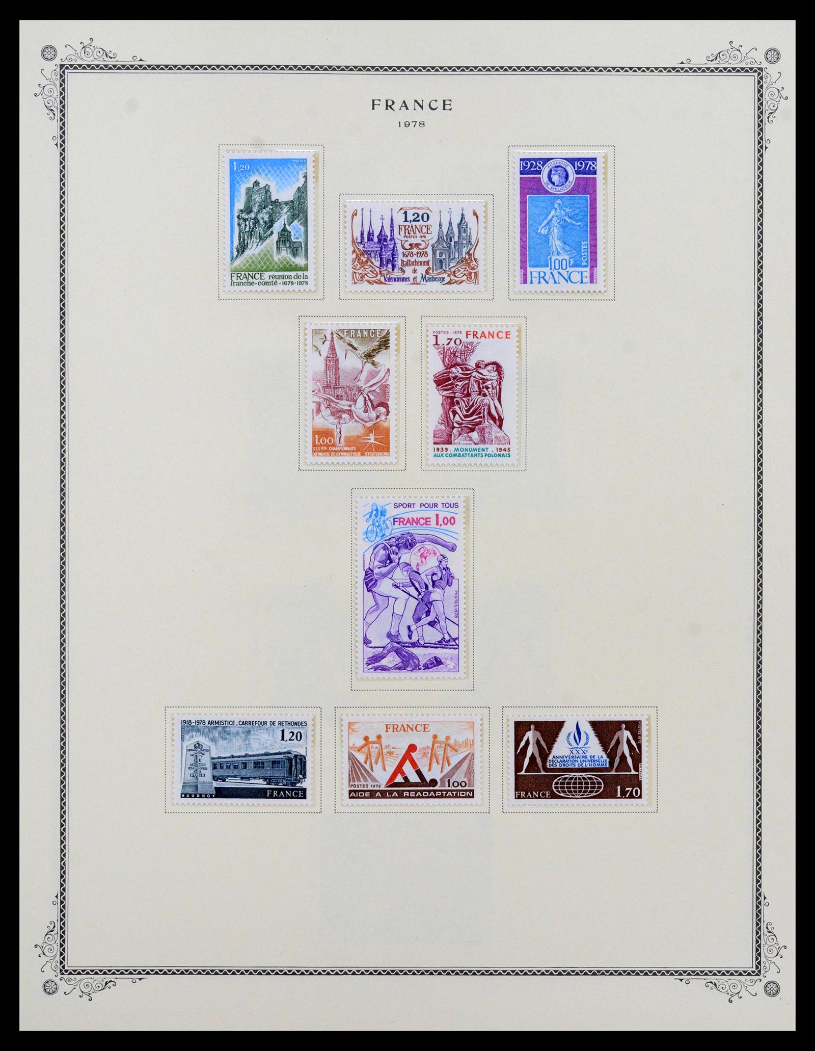 39154 0103 - Stamp collection 39154 France 1849-1984.